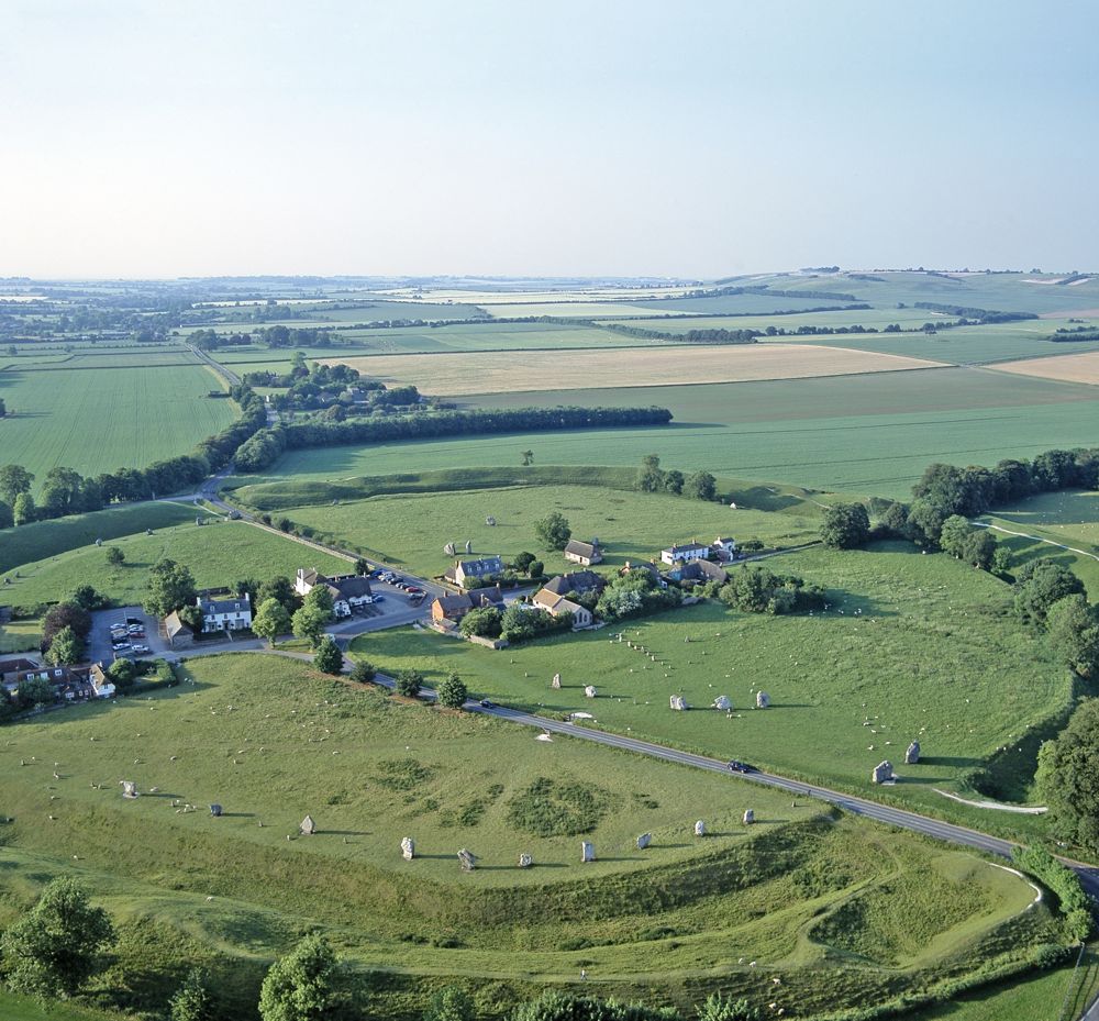 Avebury Henge, zoomed in