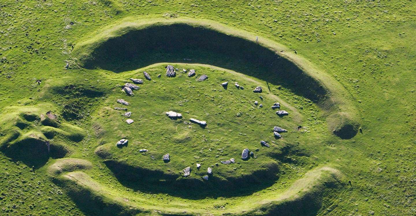 Arbor Low Henge, zoomed in
