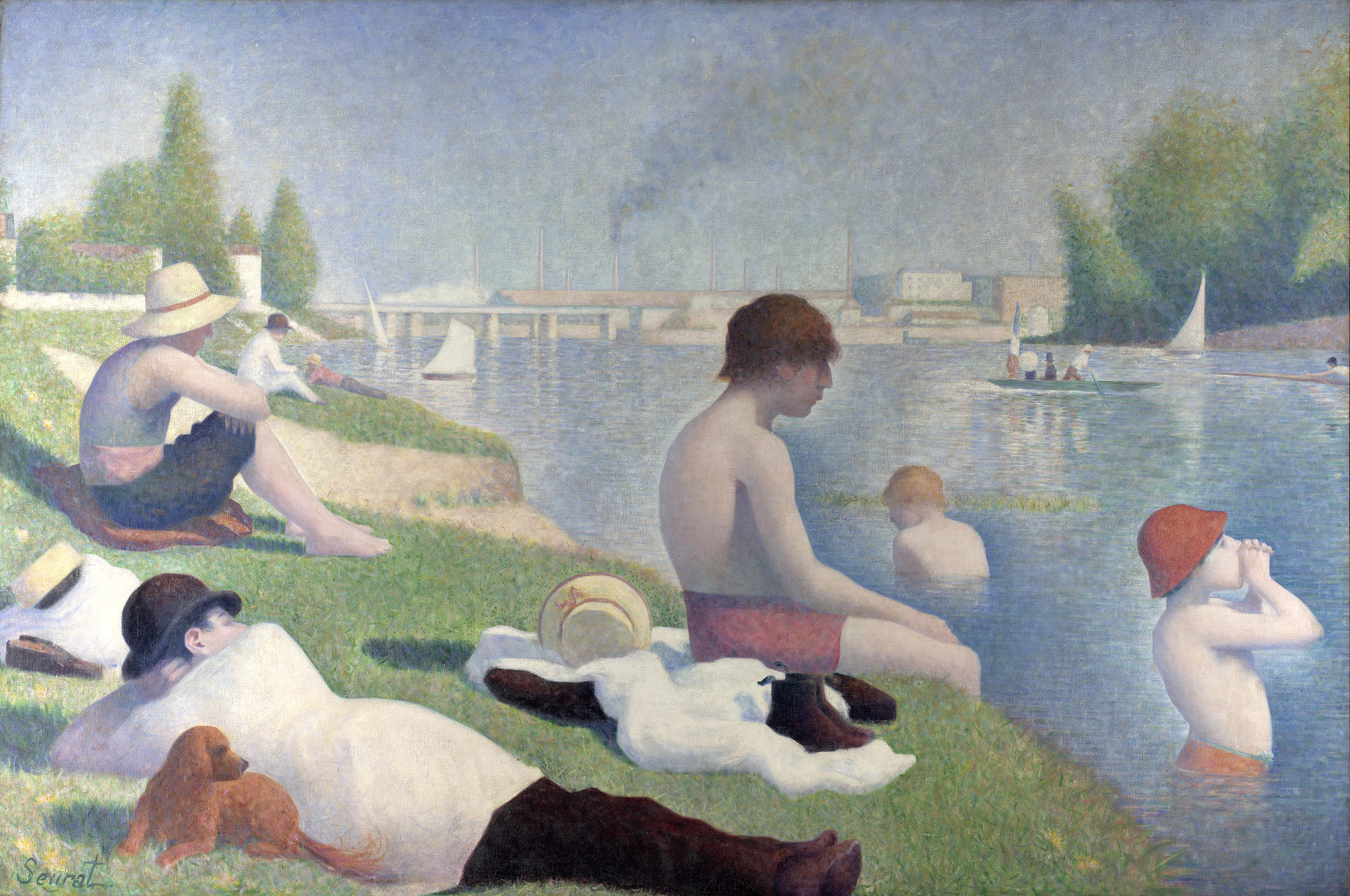 Bathers at Asnières, Georges Seurat