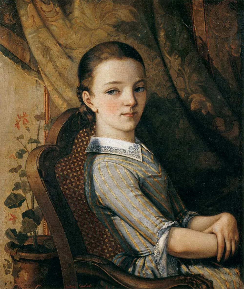Portrait of Juliette Courbet, Gustave Courbet