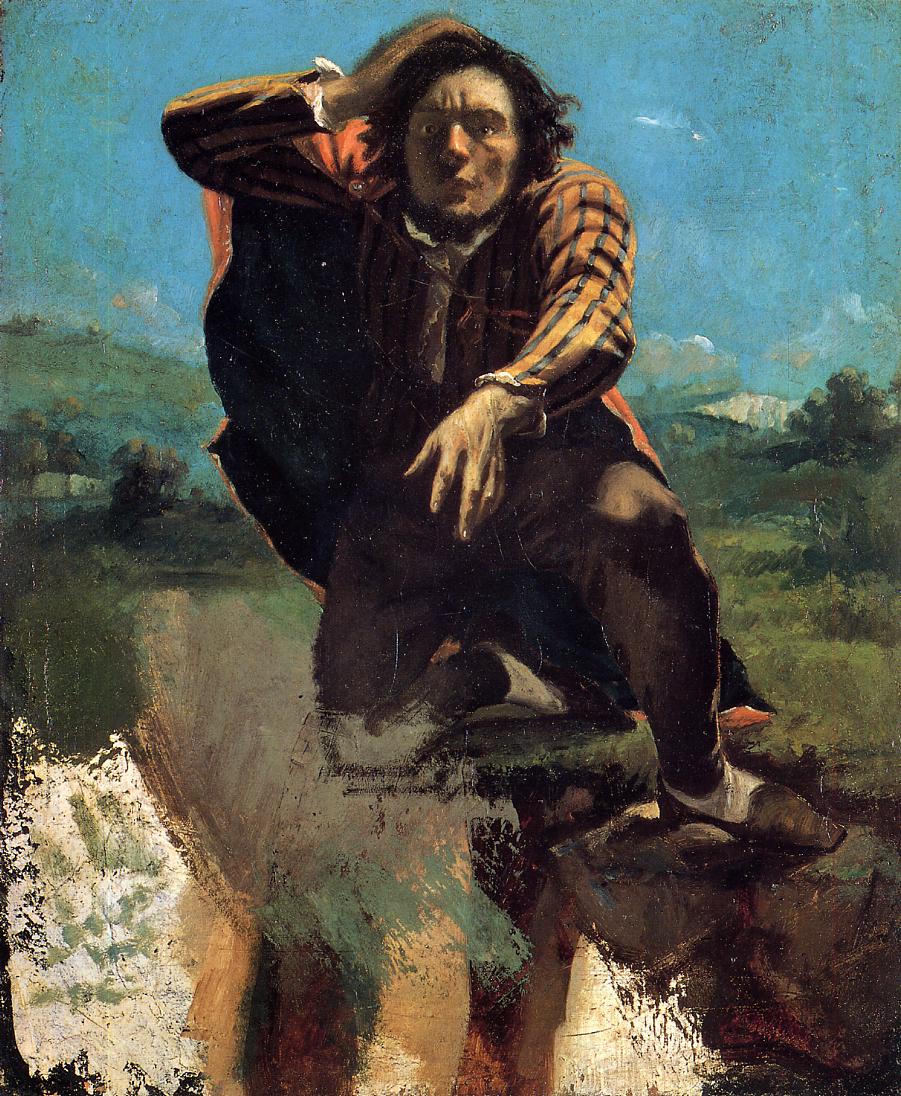 O Homem Desesperado Gustave Courbet