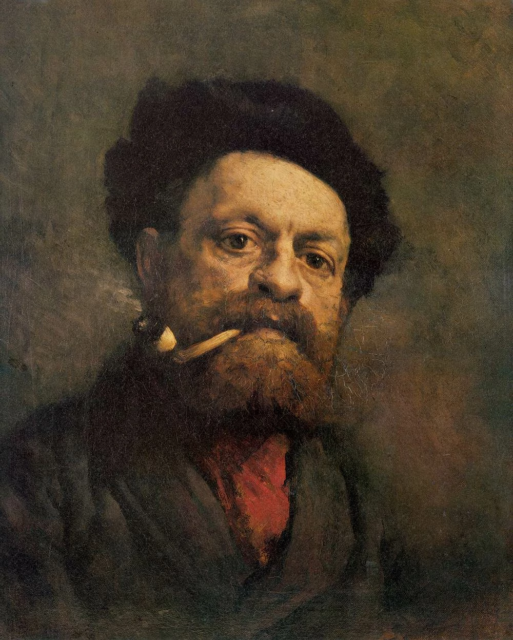 Man with a Pipe, Gustave Courbet