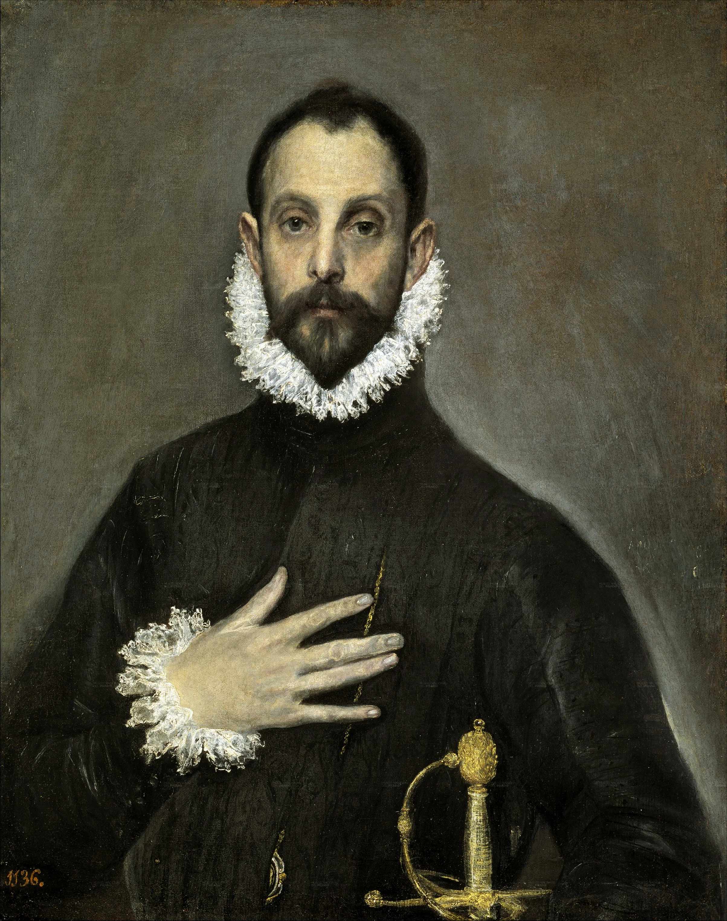 The Nobleman with his Hand on his Chest, El Greco