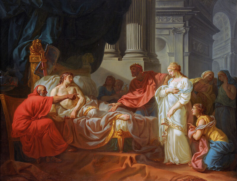 Erasistratus Discovers the Cause of Antiochus's Disease scale comparison