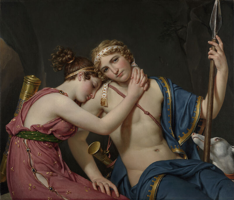 The Farewell of Telemachus and Eucharis scale comparison