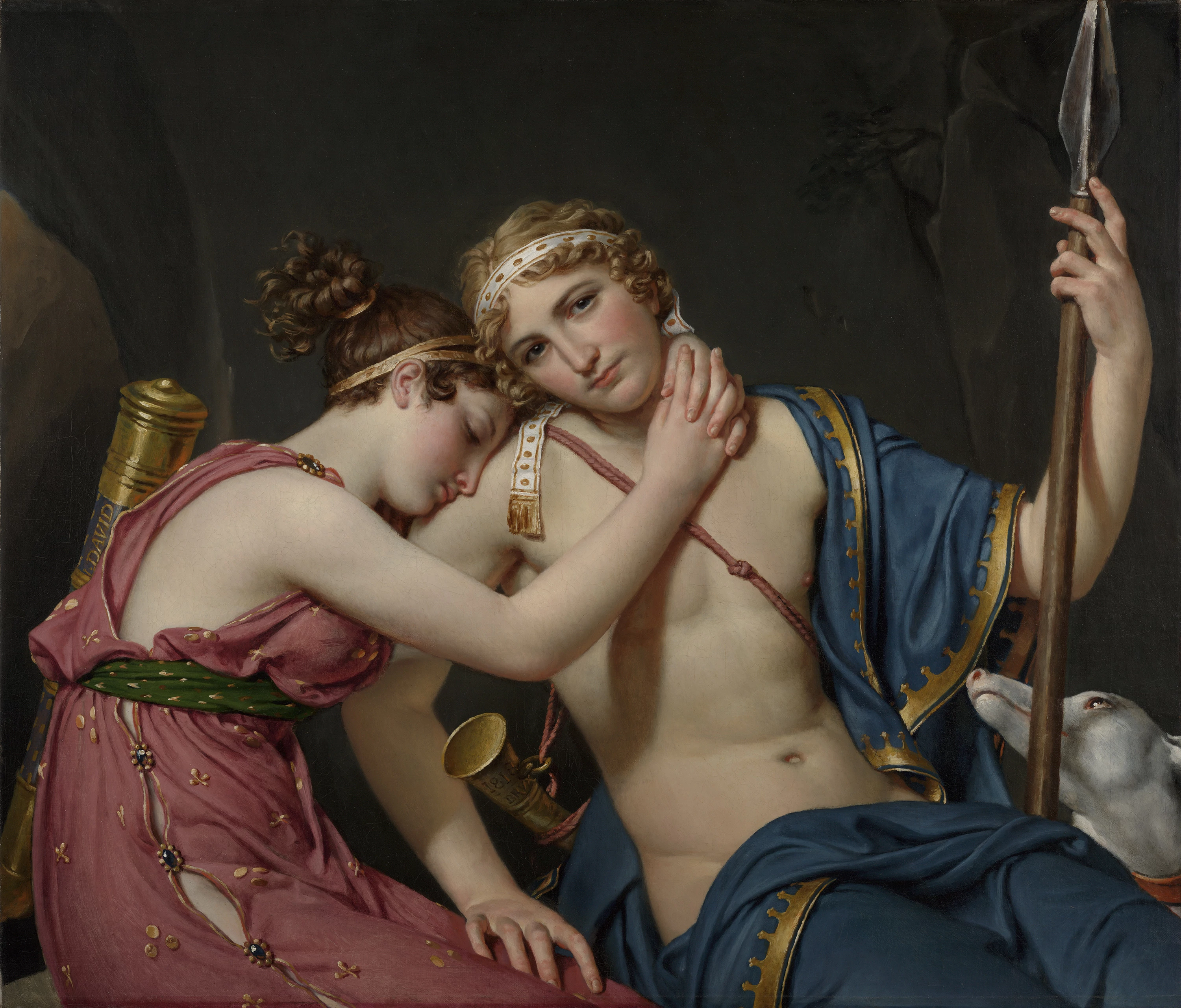 The Farewell of Telemachus and Eucharis, Jacques-Louis David