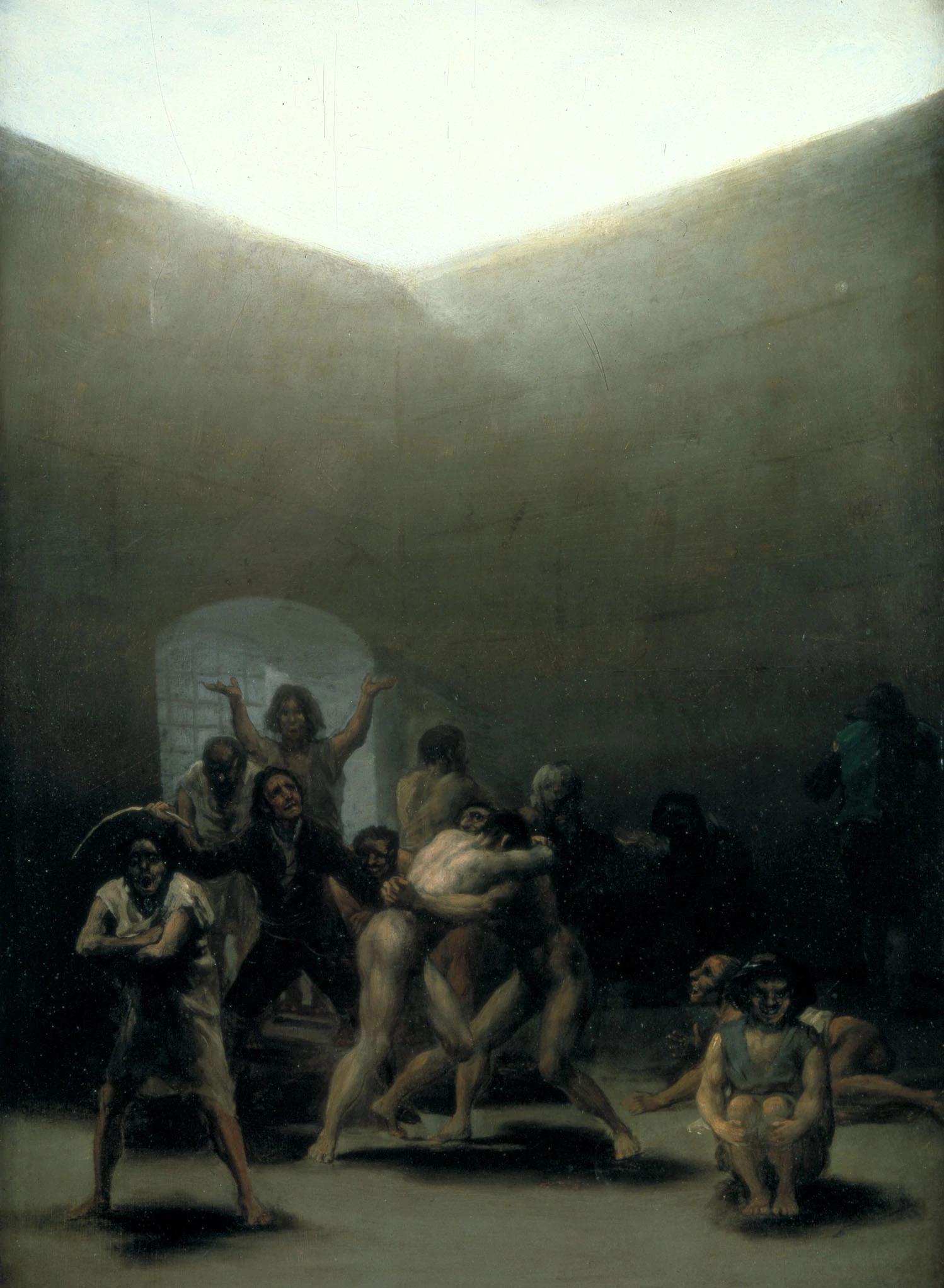 Yard with Lunatics, Francisco de Goya y Lucientes
