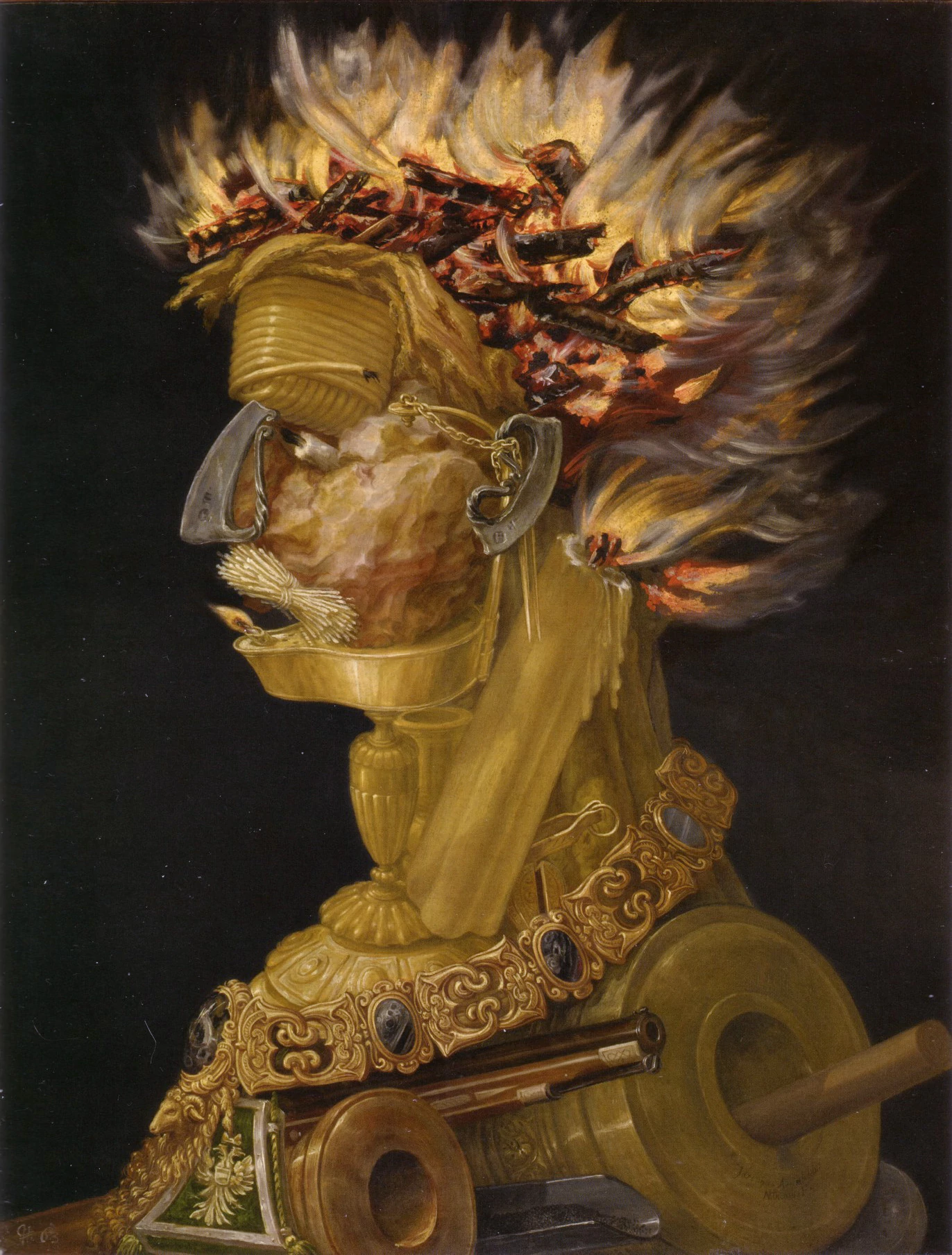 The Fire, Giuseppe Arcimboldo