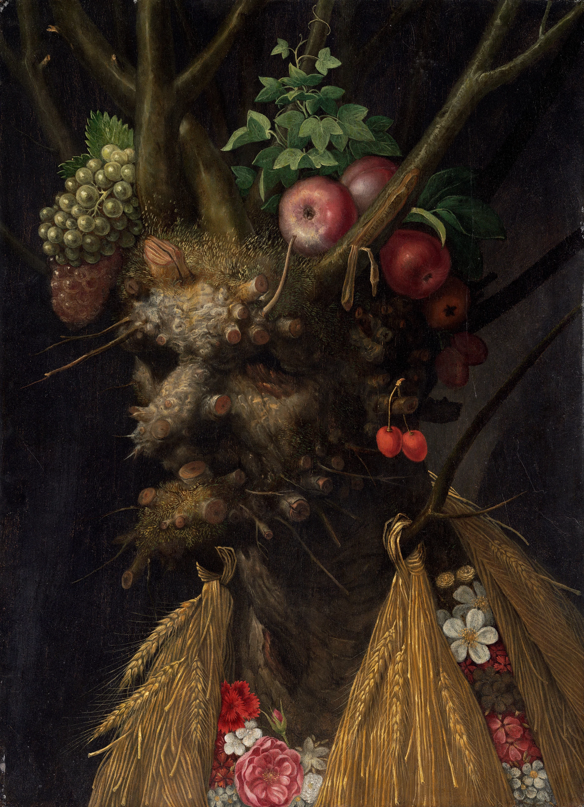 Four Seasons in One Head, Giuseppe Arcimboldo