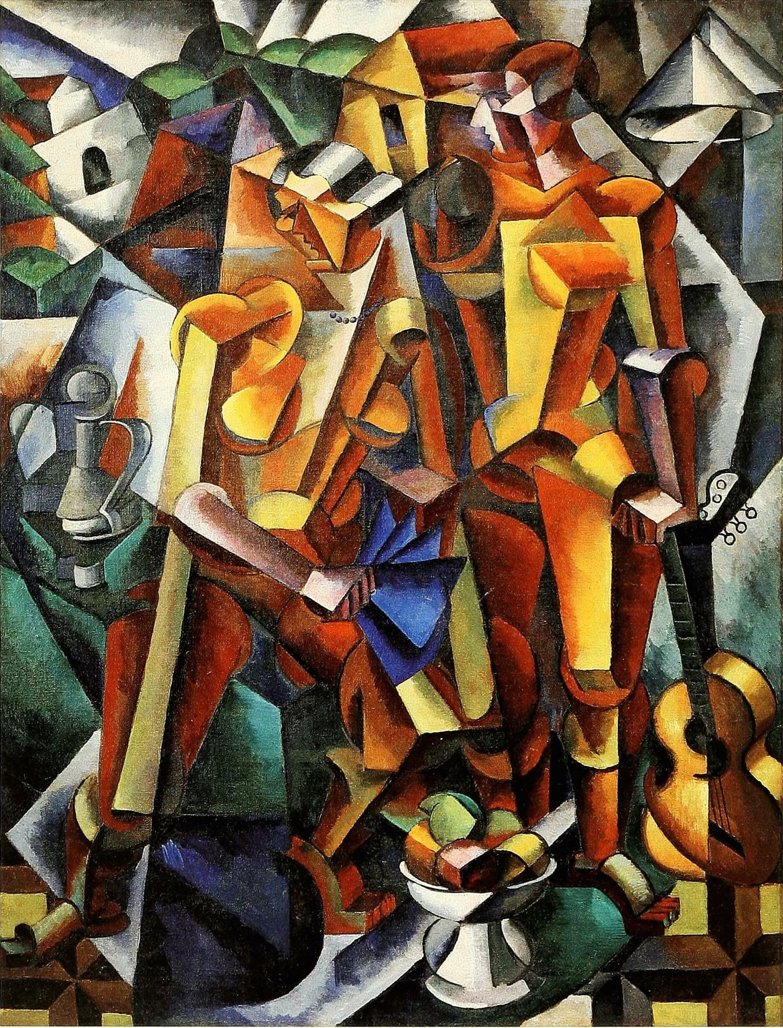 Composition with Figures, Liubov Popova