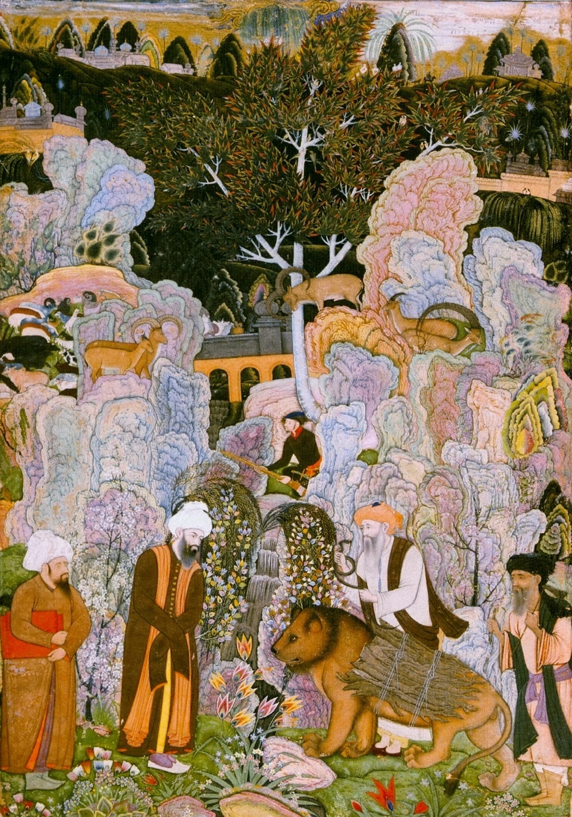 Sufis in a Landscape, Farrukh Beg