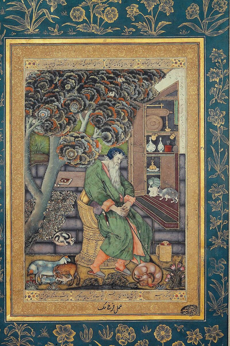 A Sufi Sage, The Personification of Melancholia scale comparison
