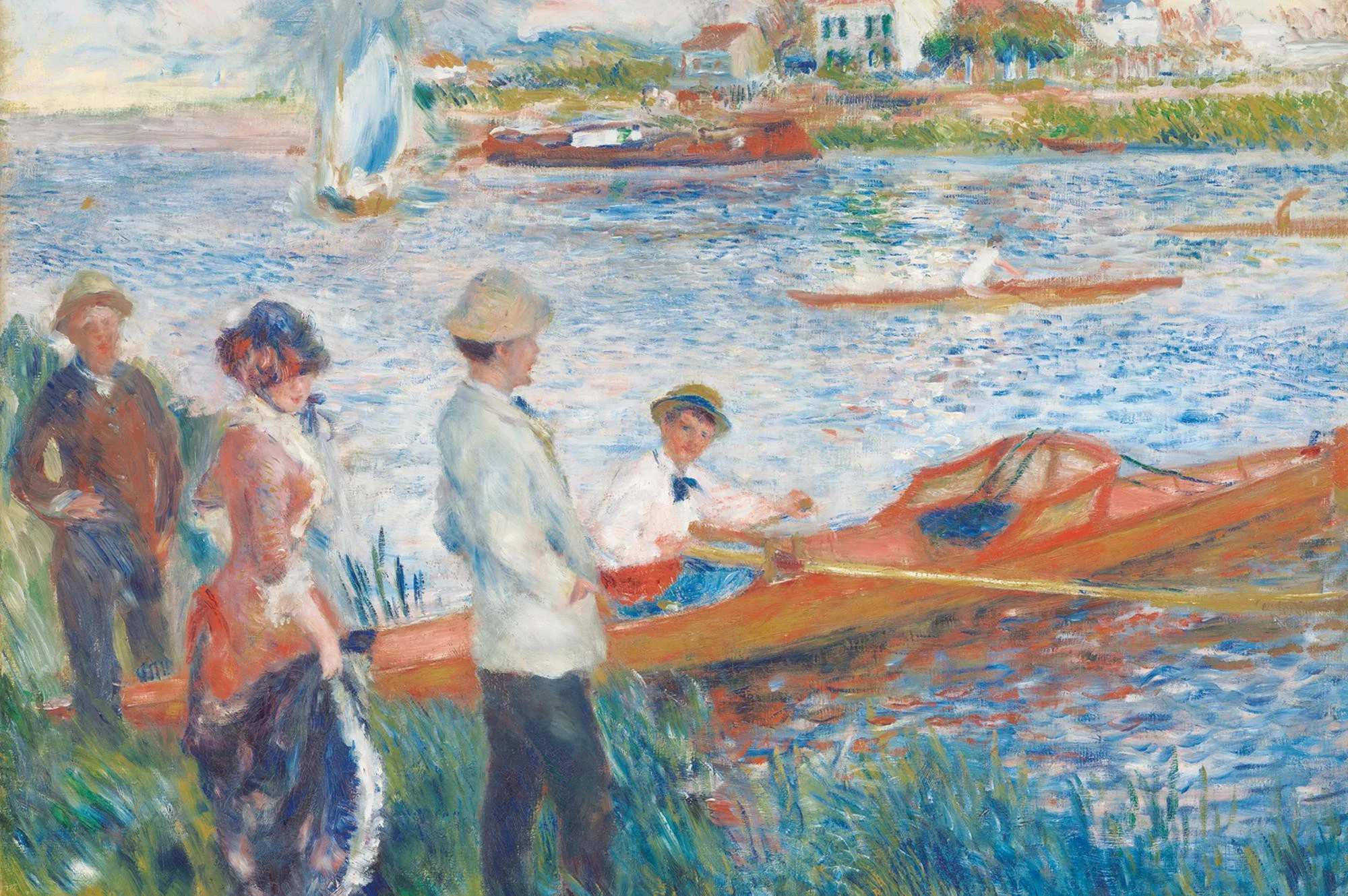 Oarsmen at Chatou, Pierre-Auguste Renoir