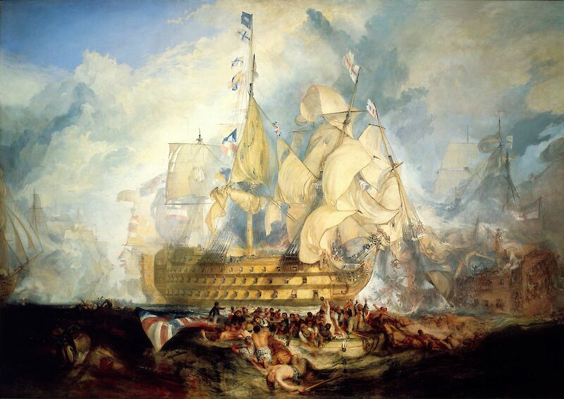 The Battle of Trafalgar scale comparison