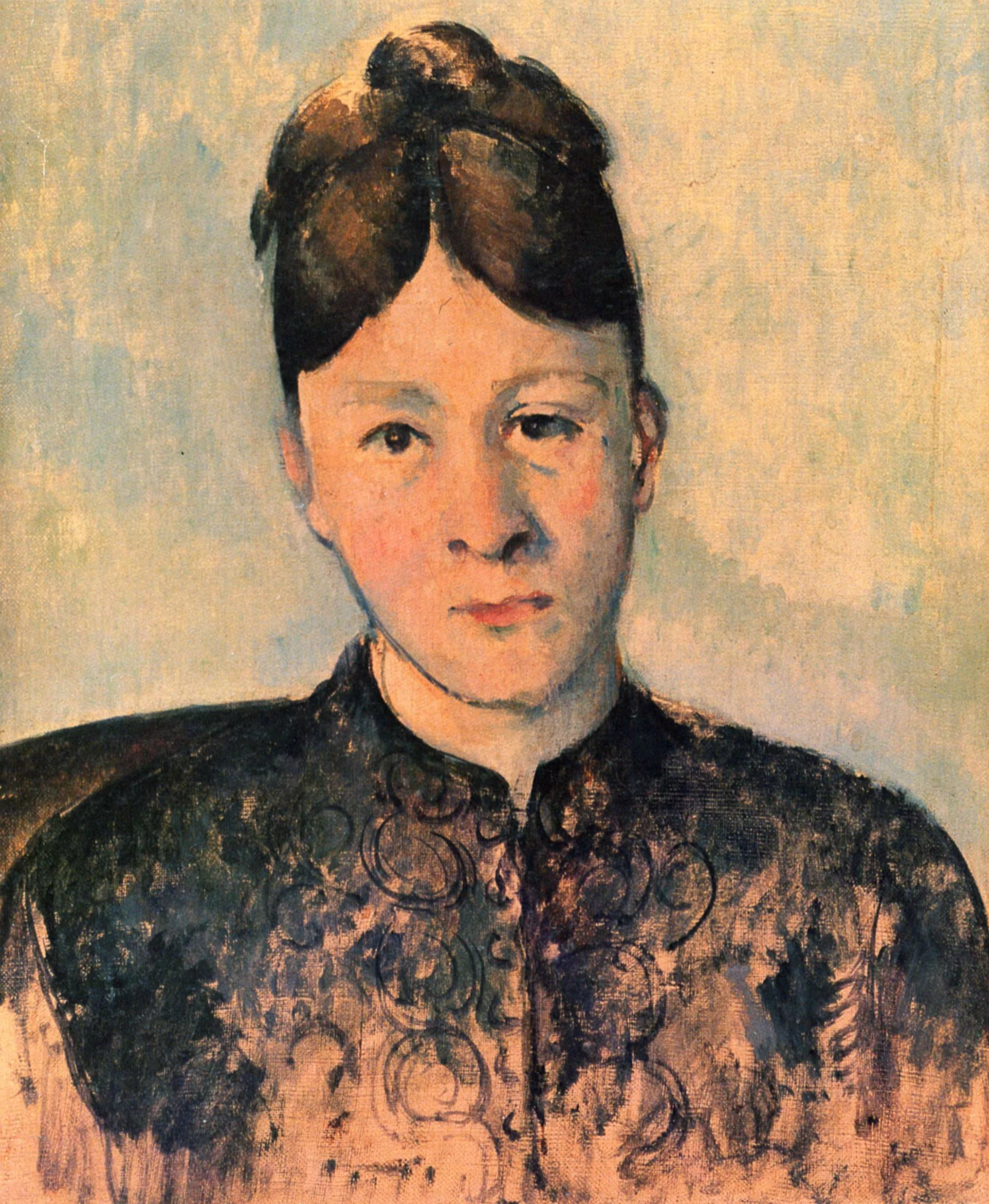 Portrait of Madame Cezanne, Paul Cézanne
