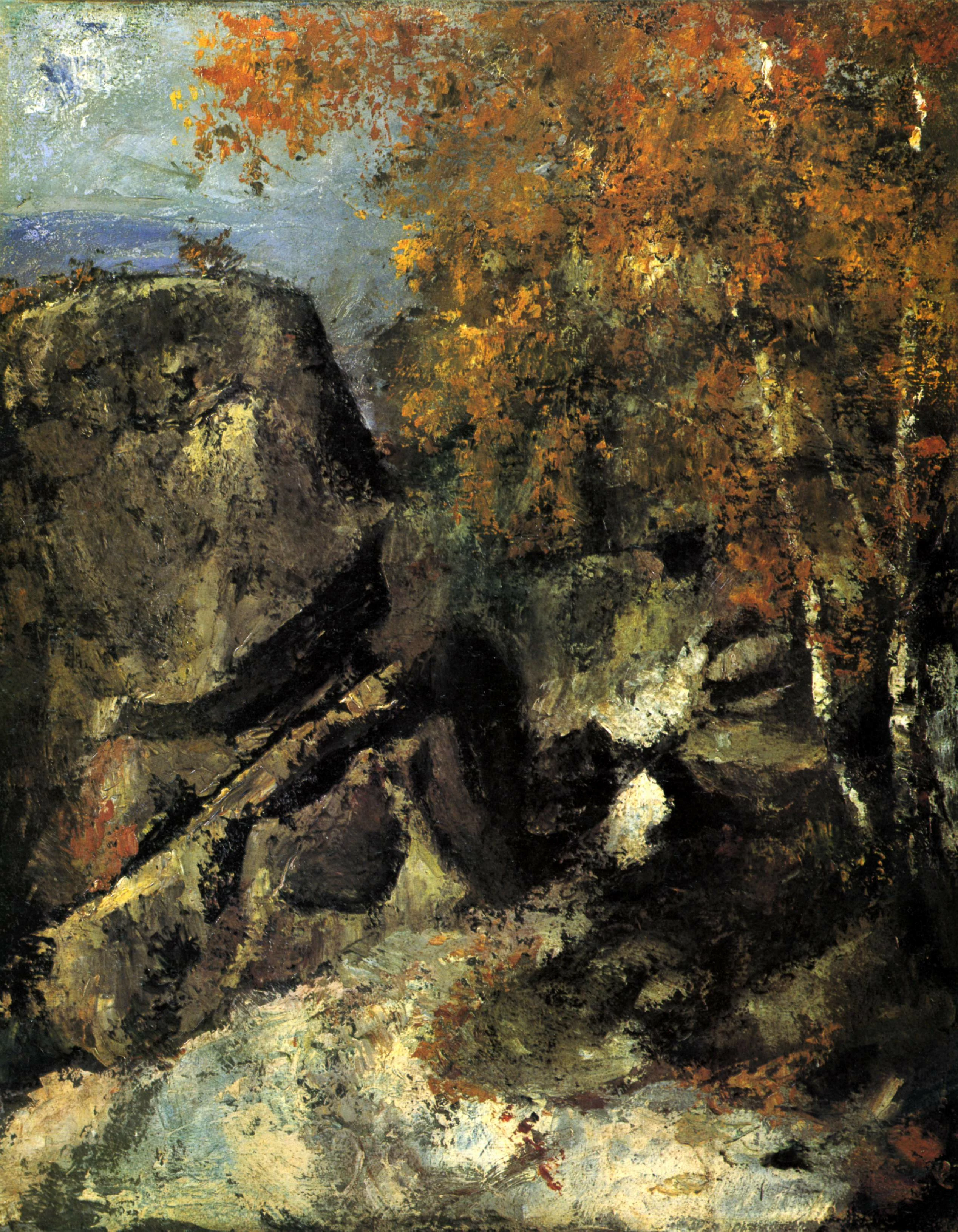 Rocks in the Forest, Paul Cézanne
