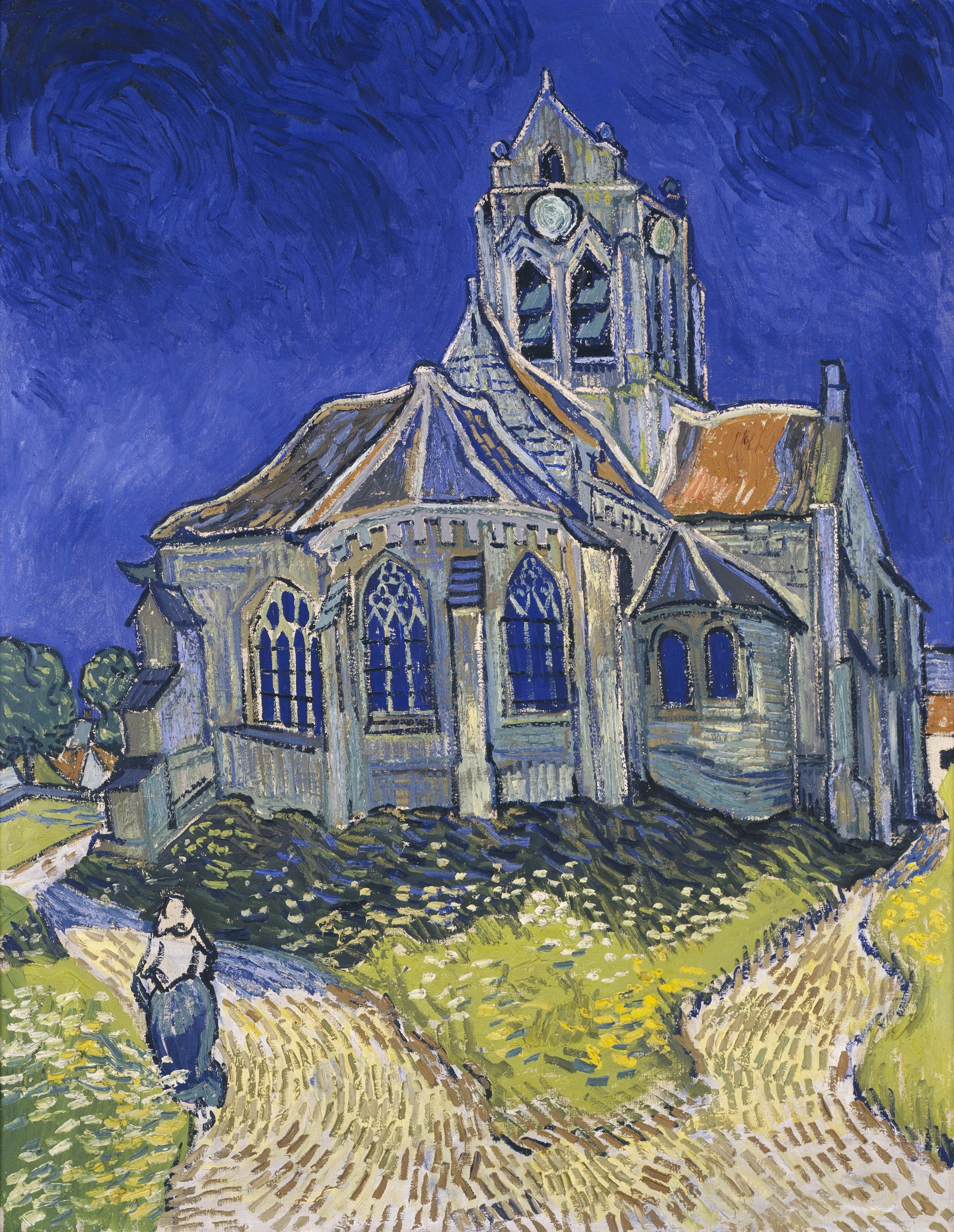 The Church at Auvers, Vincent Van Gogh