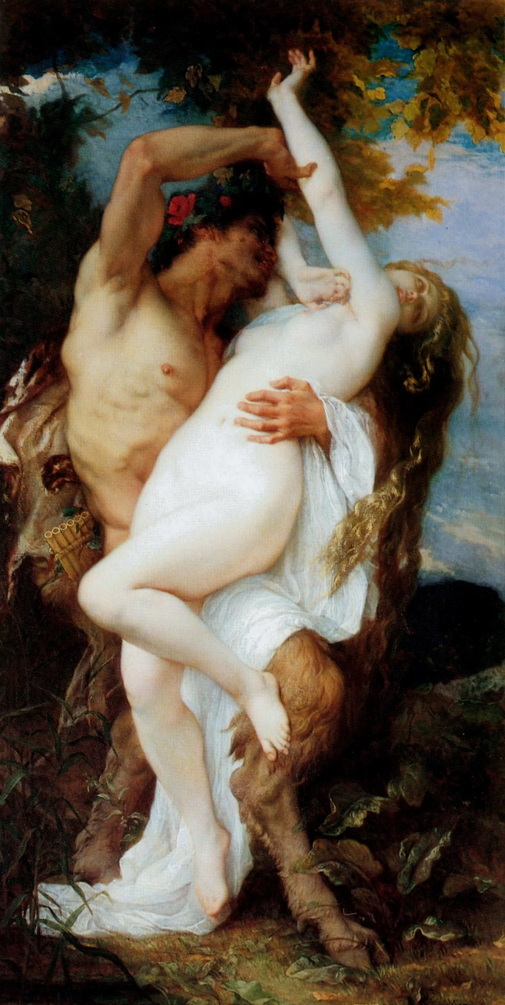 Nymph Abducted by a Satyr, Alexandre Cabanel