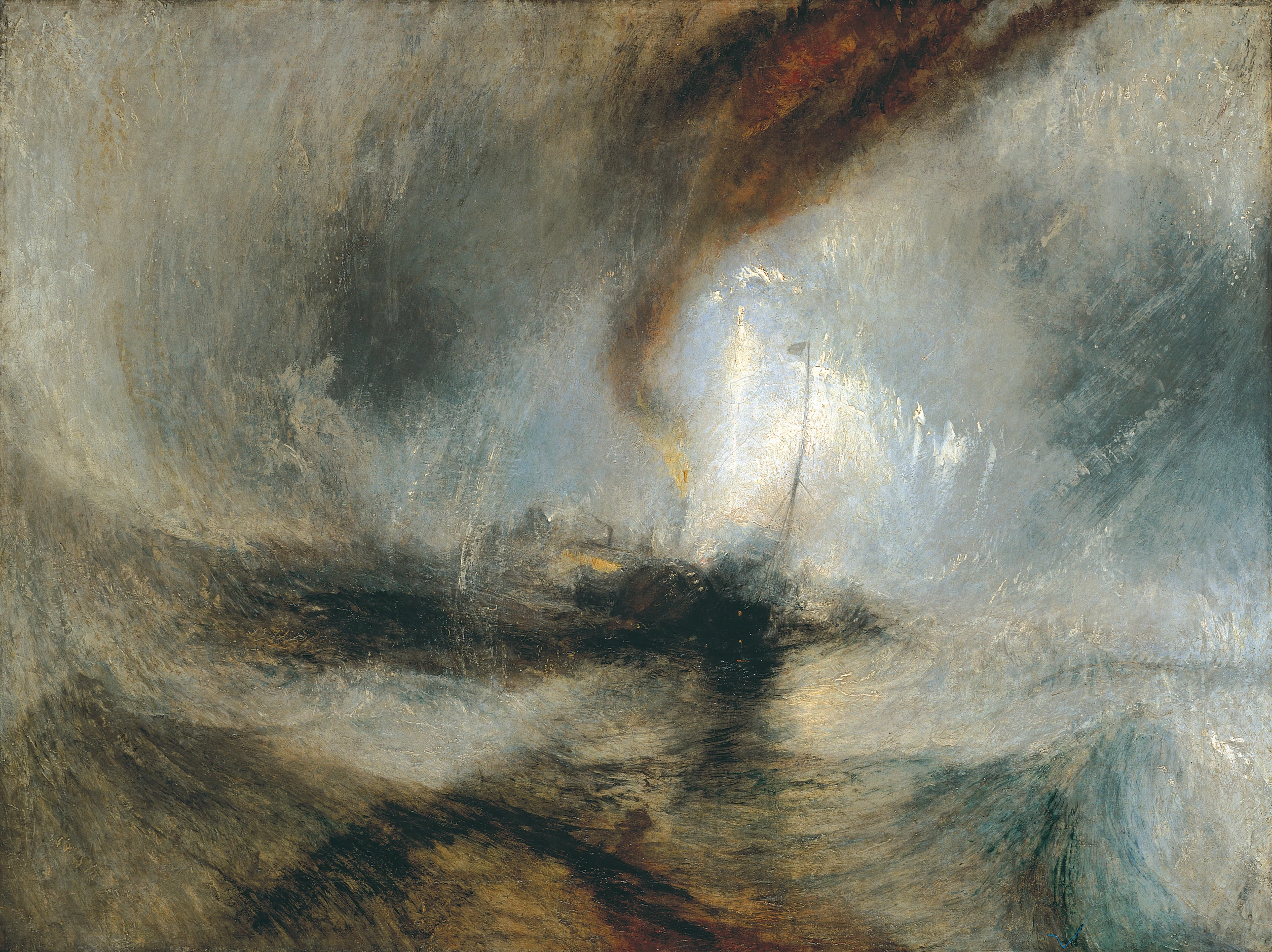 Snow Storm: Steam-Boat off a Harbour's Mouth, Joseph Mallord William Turner
