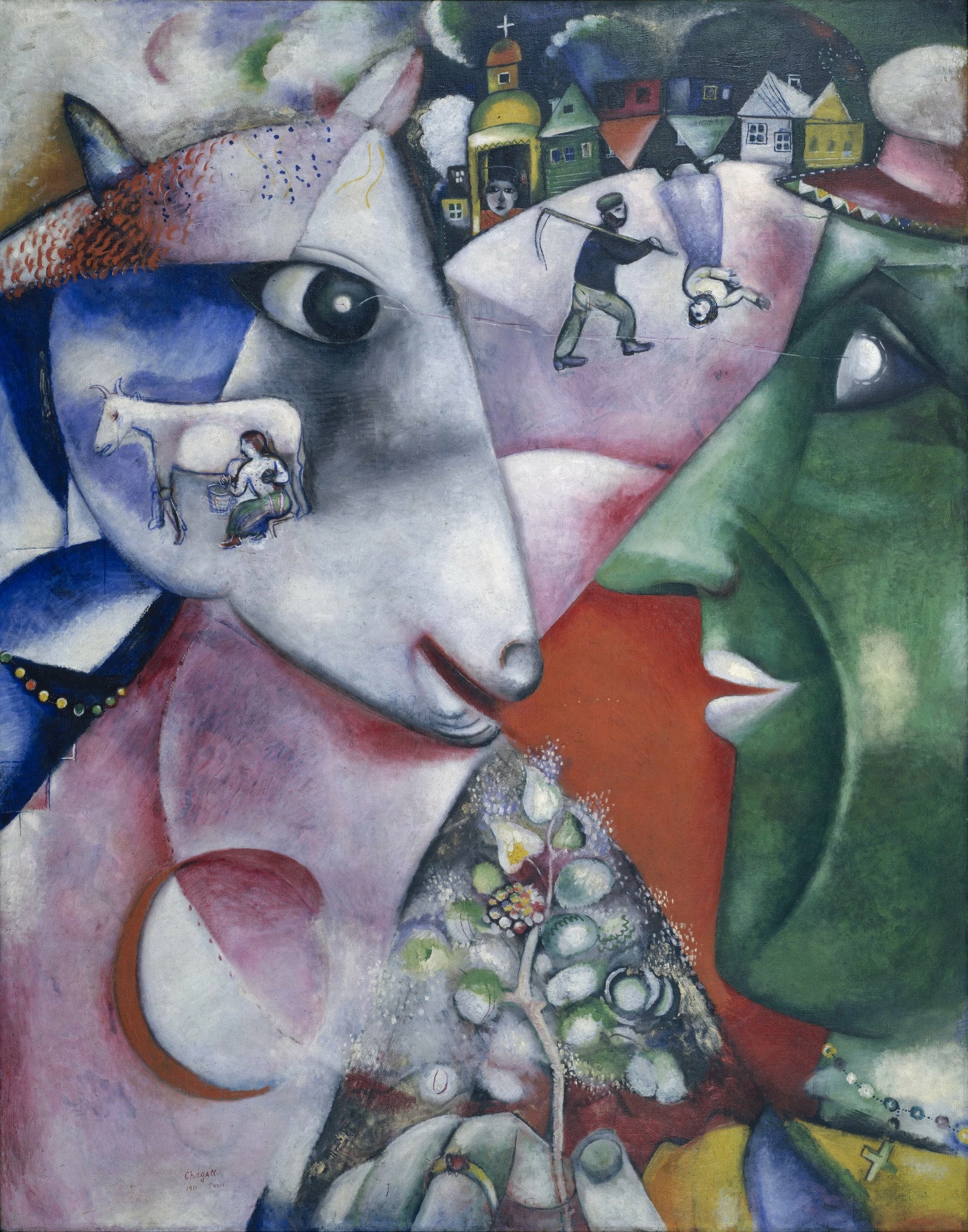 I and the Village, Marc Chagall
