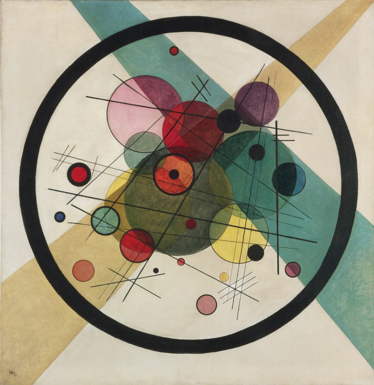 Circles in a Circle, Wassily Kandinsky