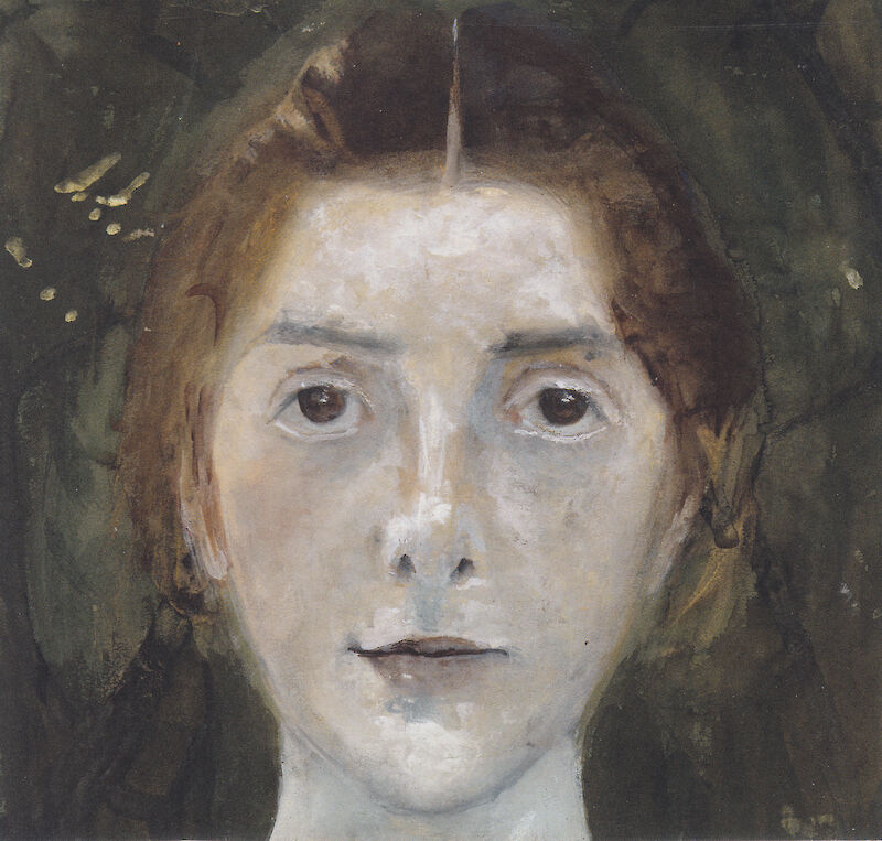 Self-portrait — 1897 scale comparison