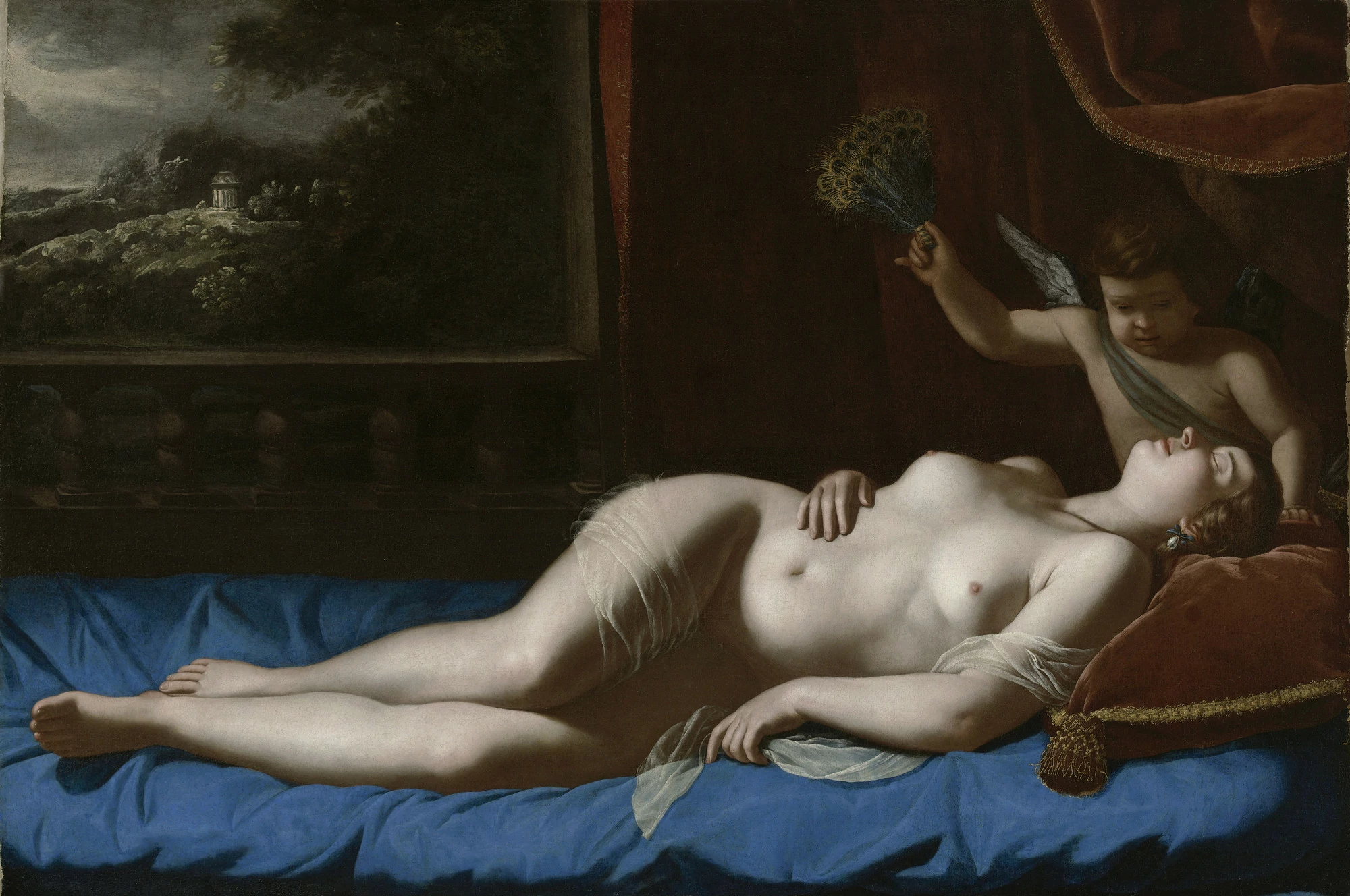 Venus and Cupid, Artemisia Gentileschi