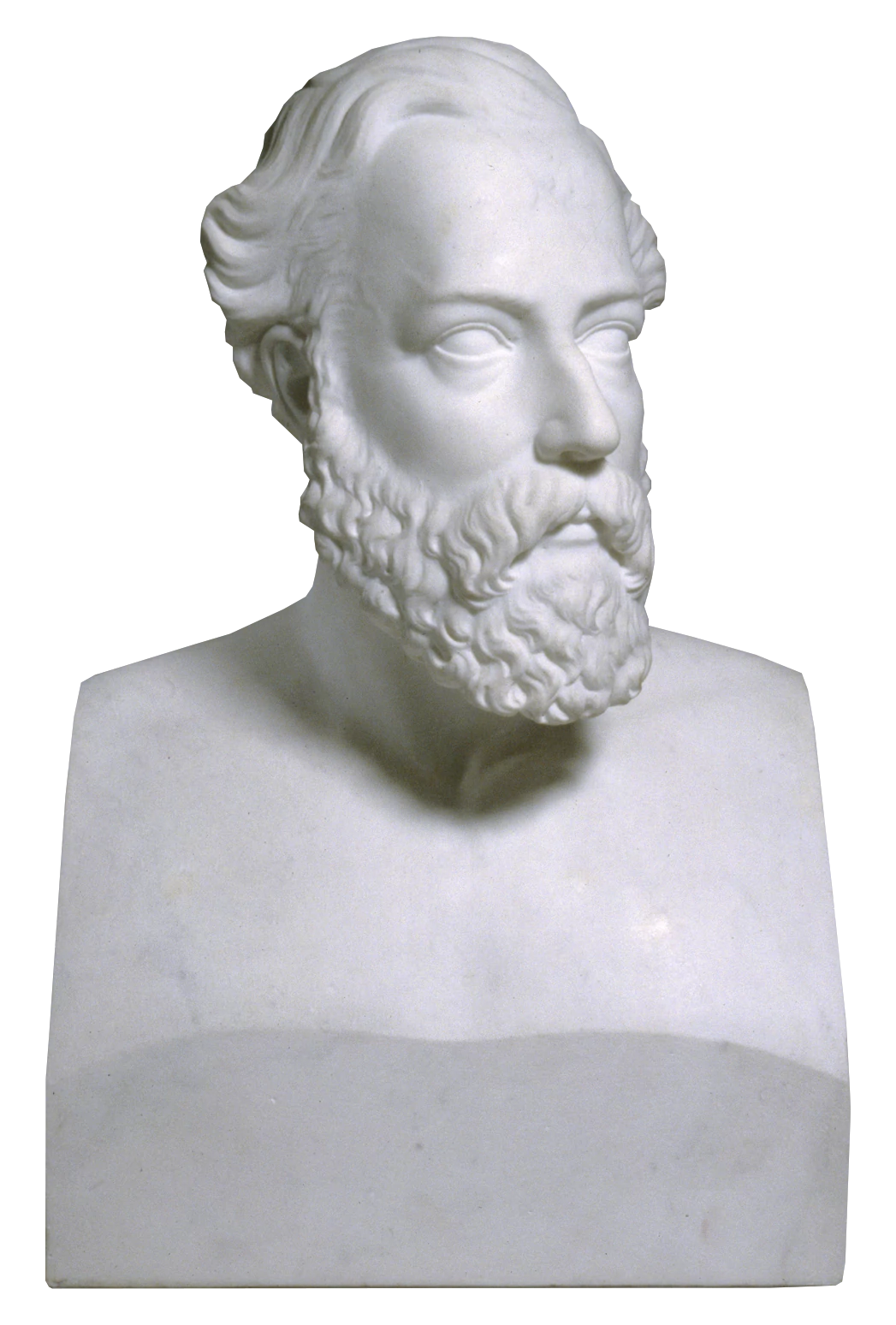 Bust of Dr. Dio Lewis, Mary Edmonia Lewis