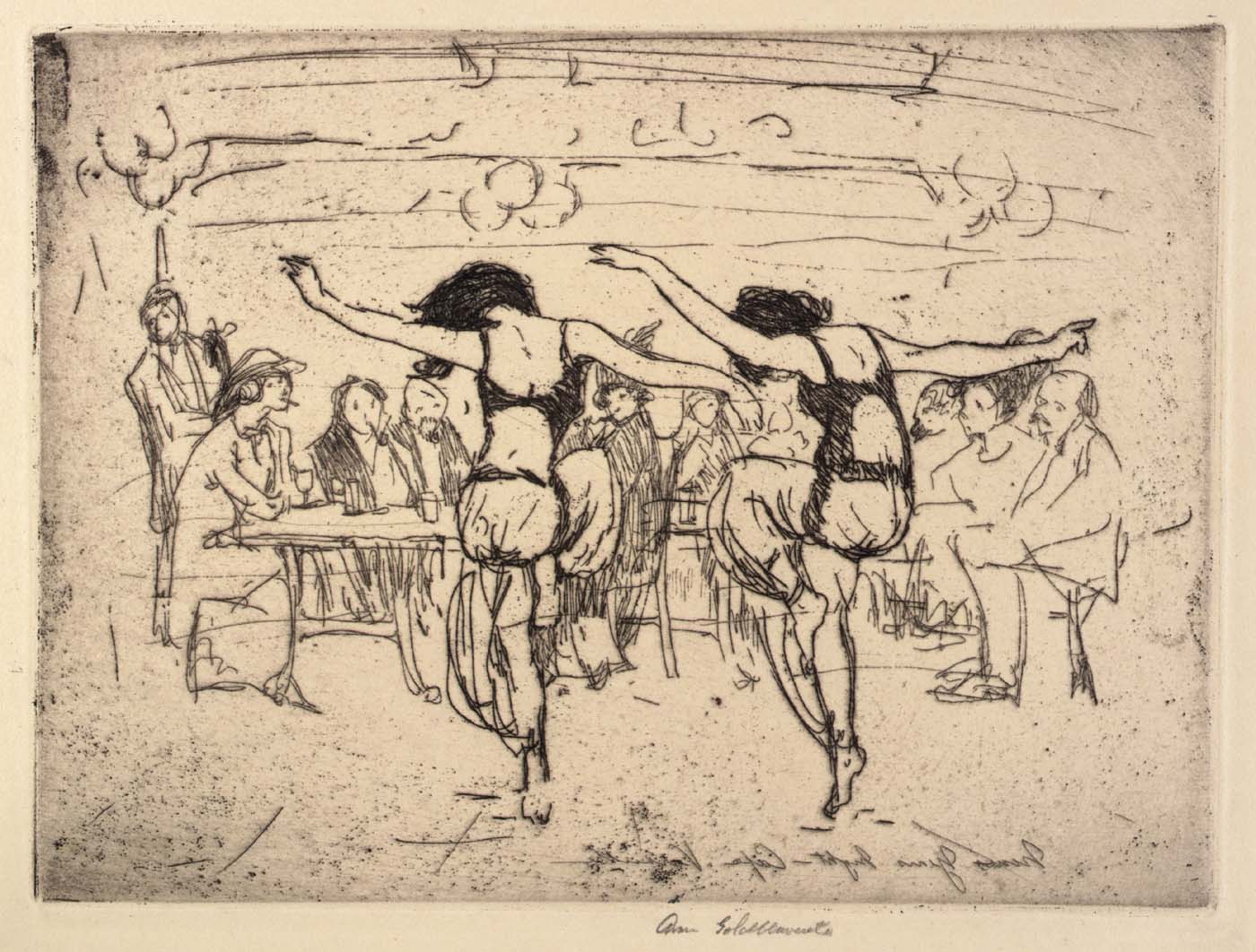 New Year's Night — Cafe Versaille, zoomed in