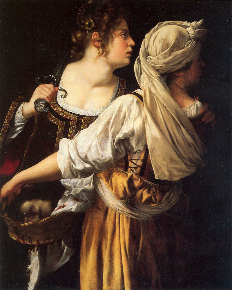 Judith and her Maidservant scale comparison