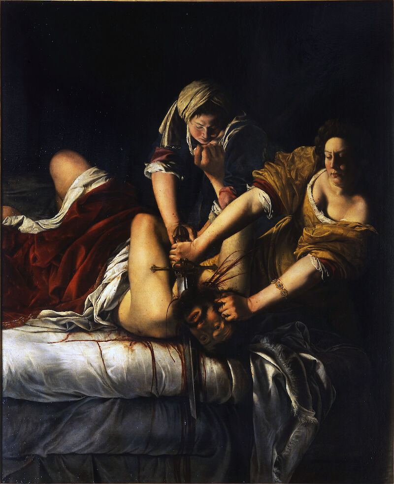 Judith Beheading Holofernes scale comparison