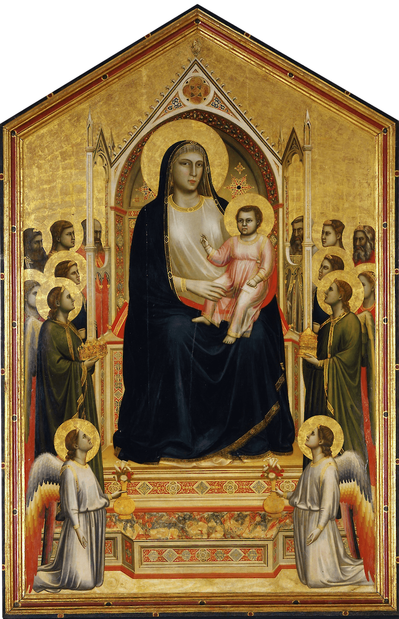 Madonna Enthroned scale comparison