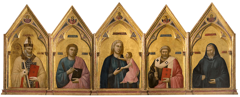 Badia Polyptych scale comparison