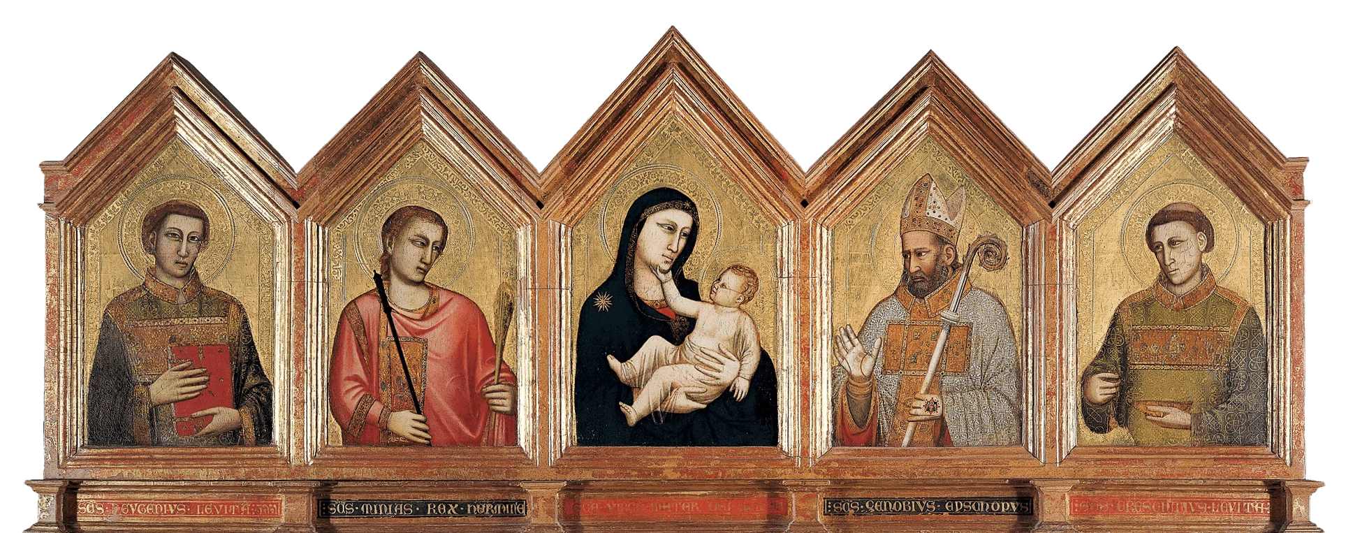 Altarpiece of Santa Reparata — Front, Giotto di Bondone