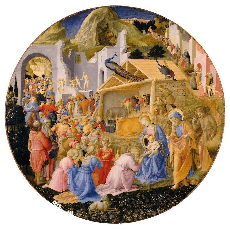 Adoration of the Magi scale comparison