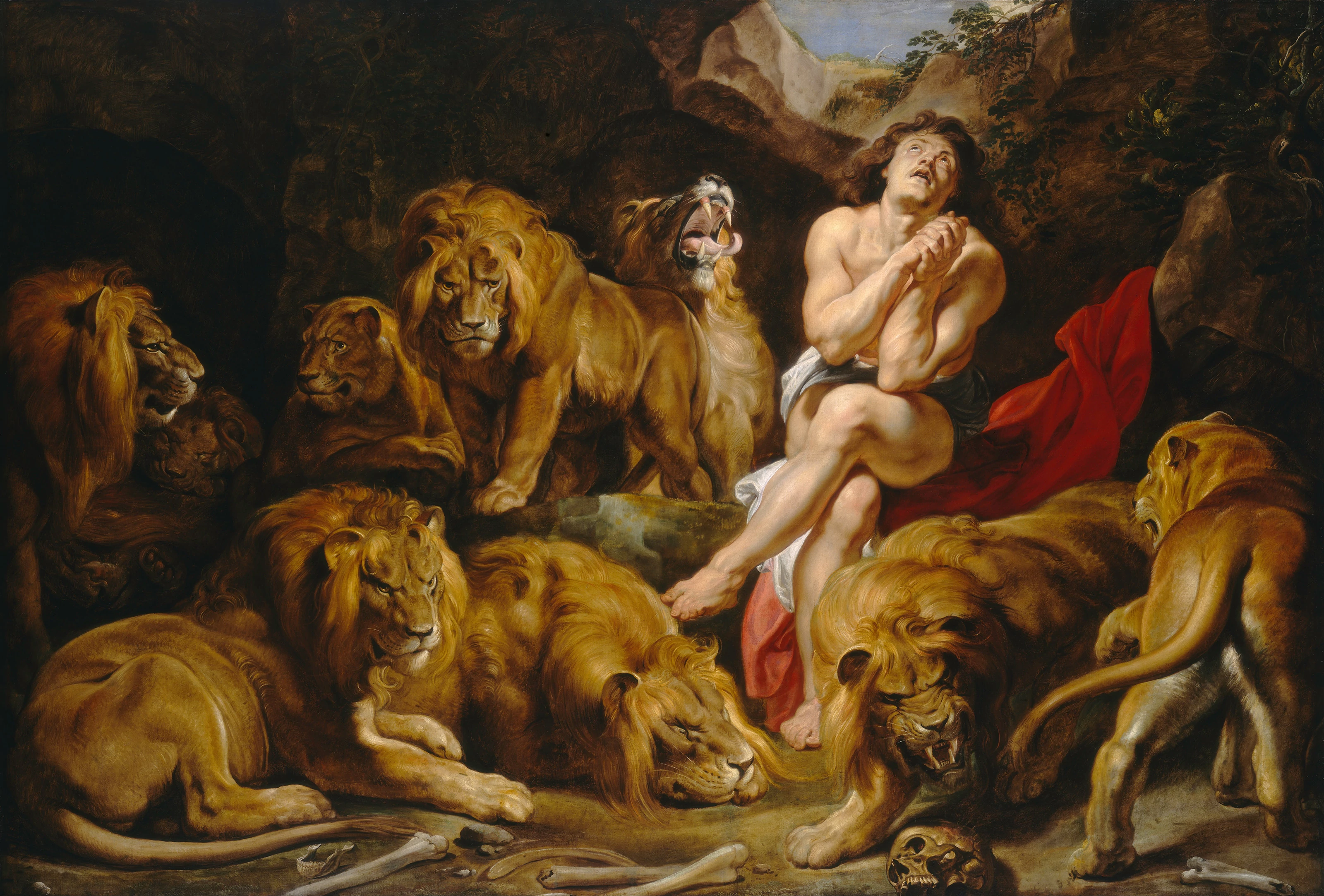 Daniel in the Lions' Den, Peter Paul Rubens
