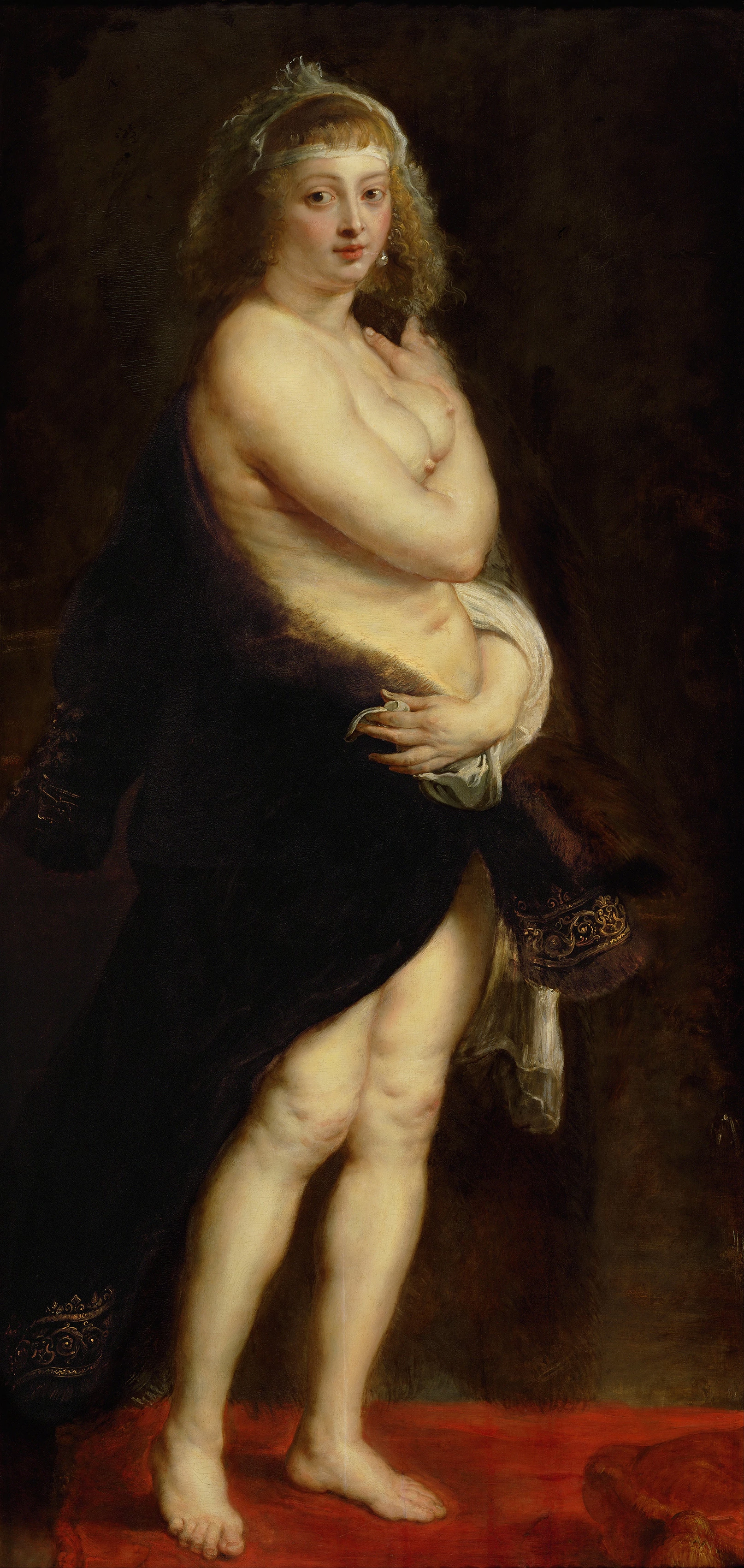 Hélène Fourment in a Fur Robe, Peter Paul Rubens