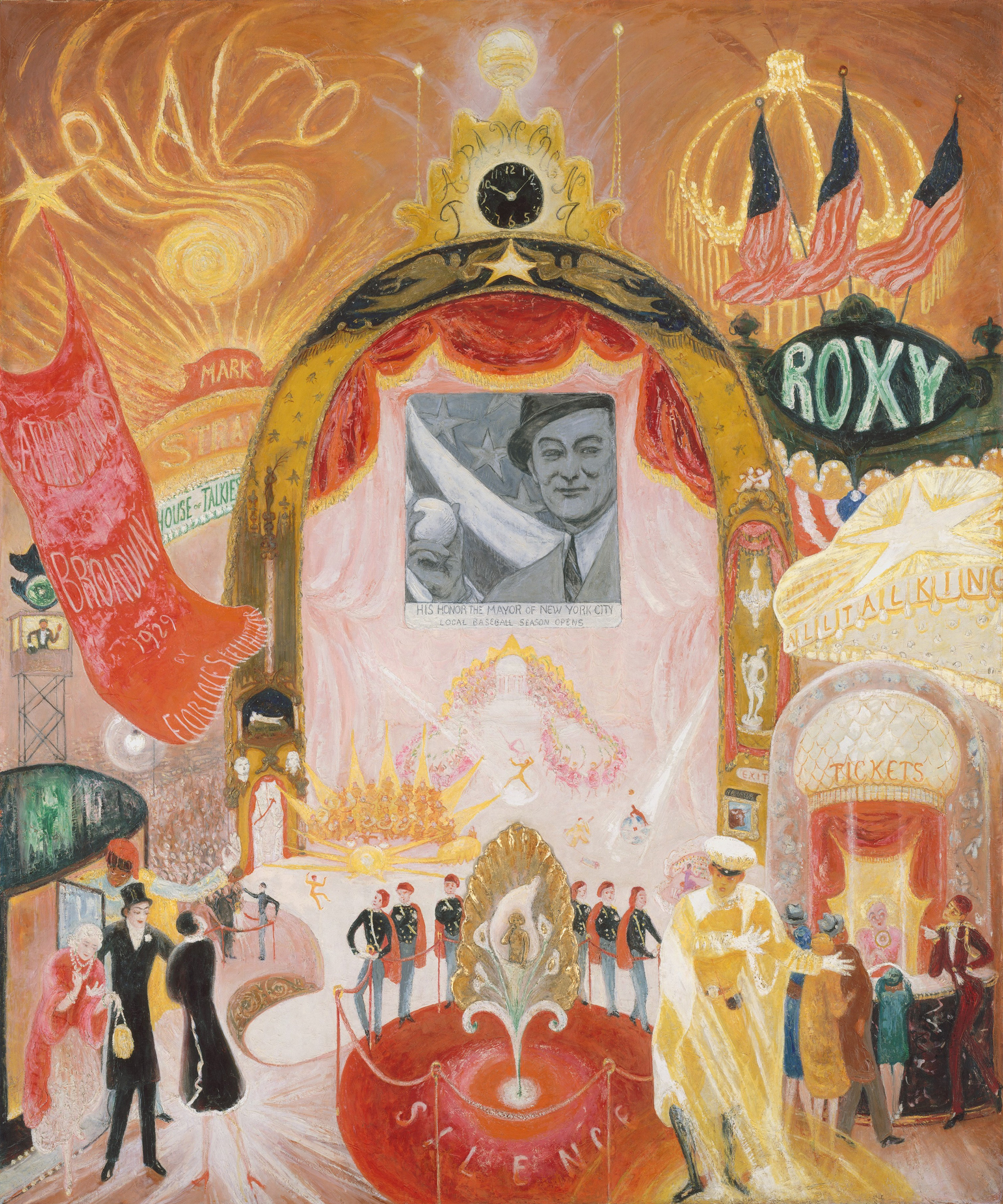 The Cathedrals of Broadway, zoomed in