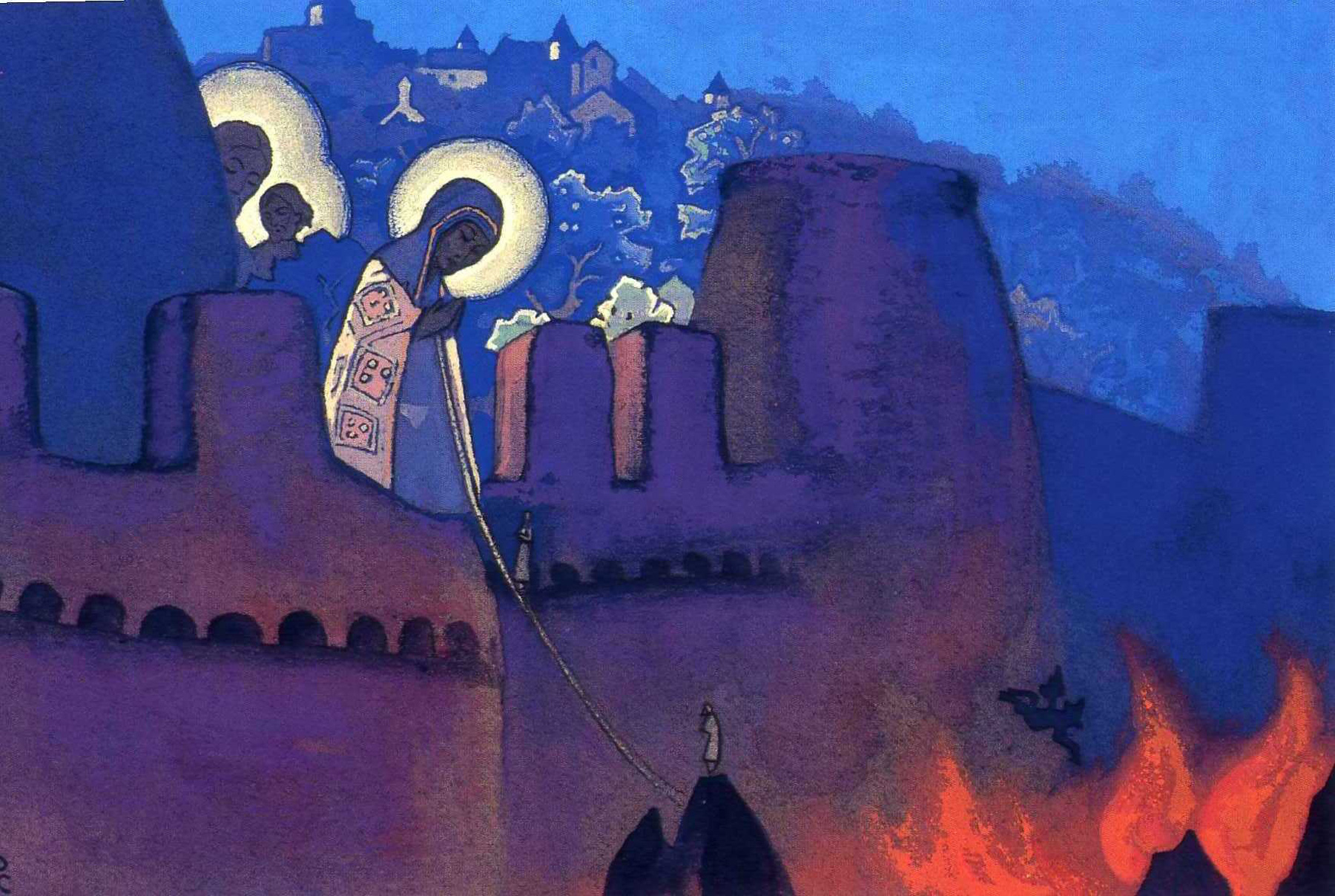 Madonna Laboris (Sketch), zoomed in