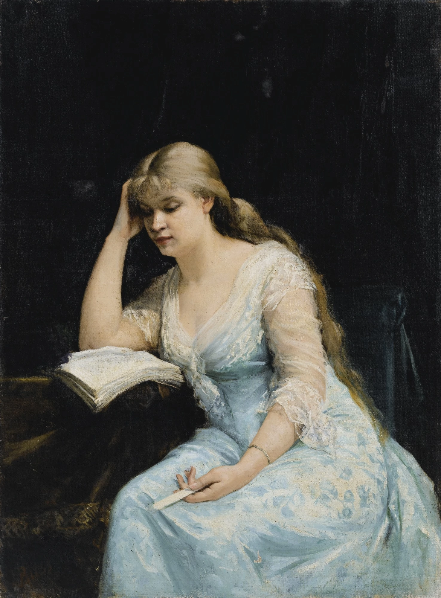 A Young Woman Reading, Marie Bashkirtseff