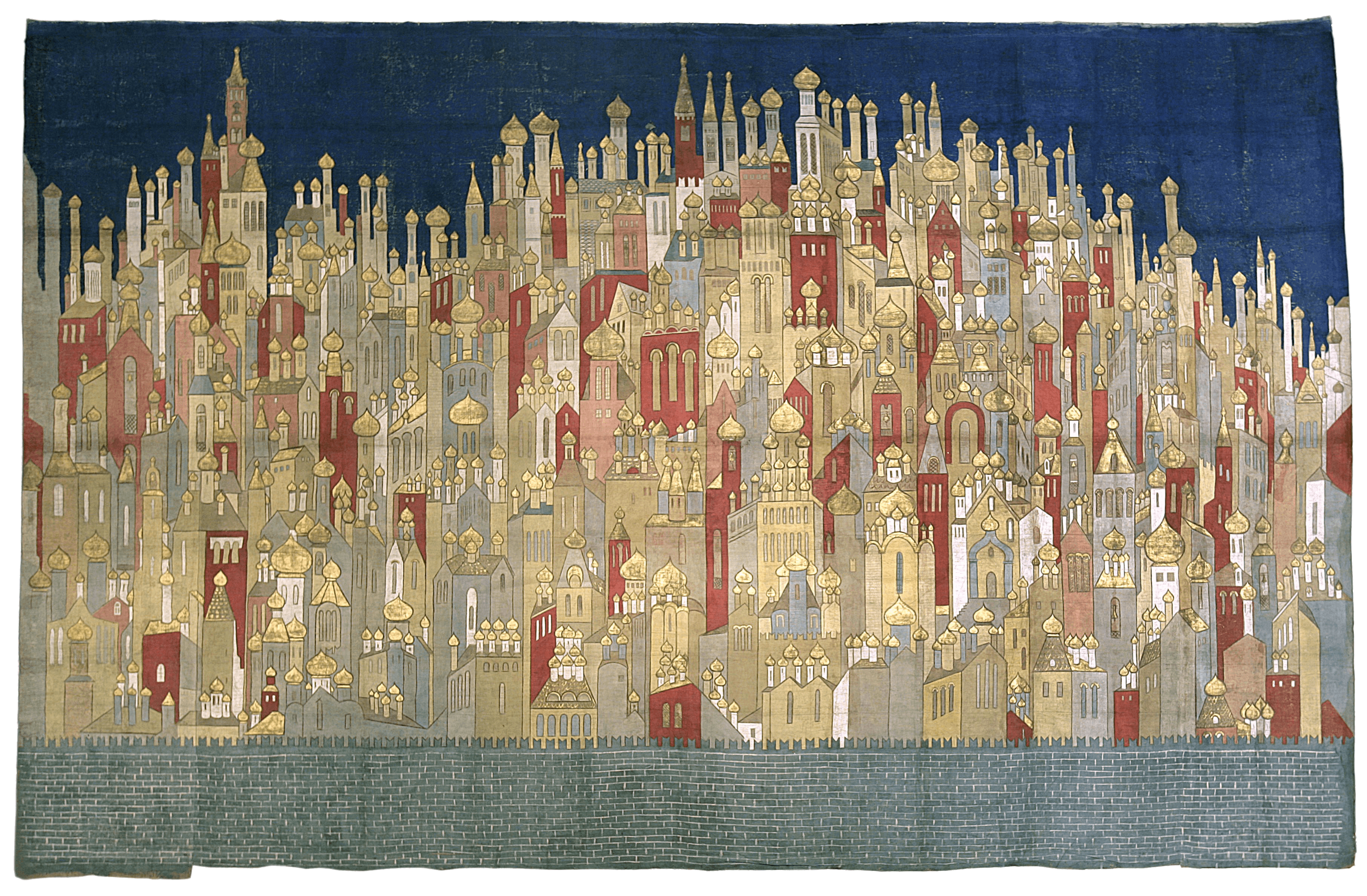 Coronation backdrop for ‘The Firebird’, zoomed in