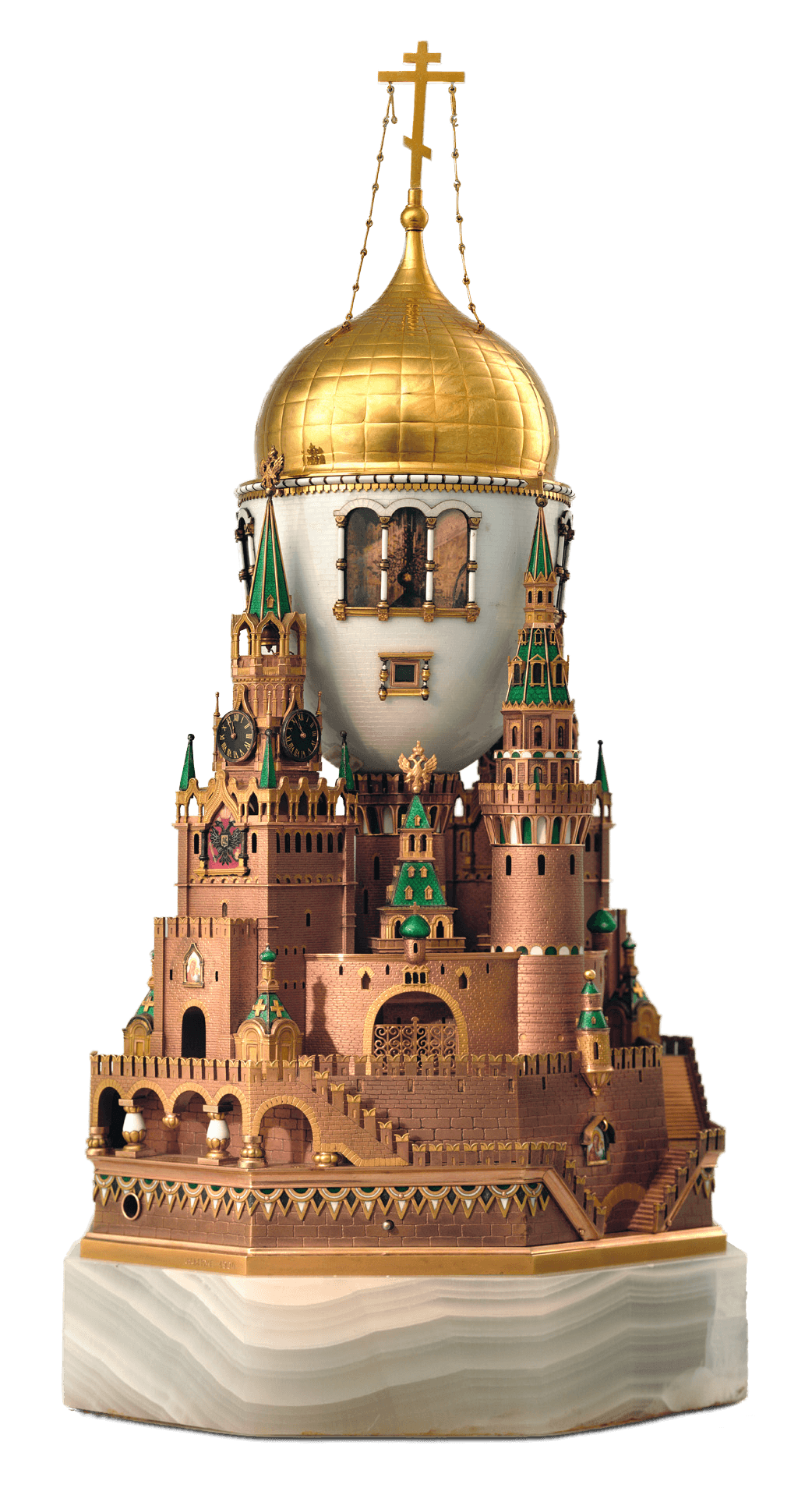 The Moscow Kremlin Egg, zoomed in