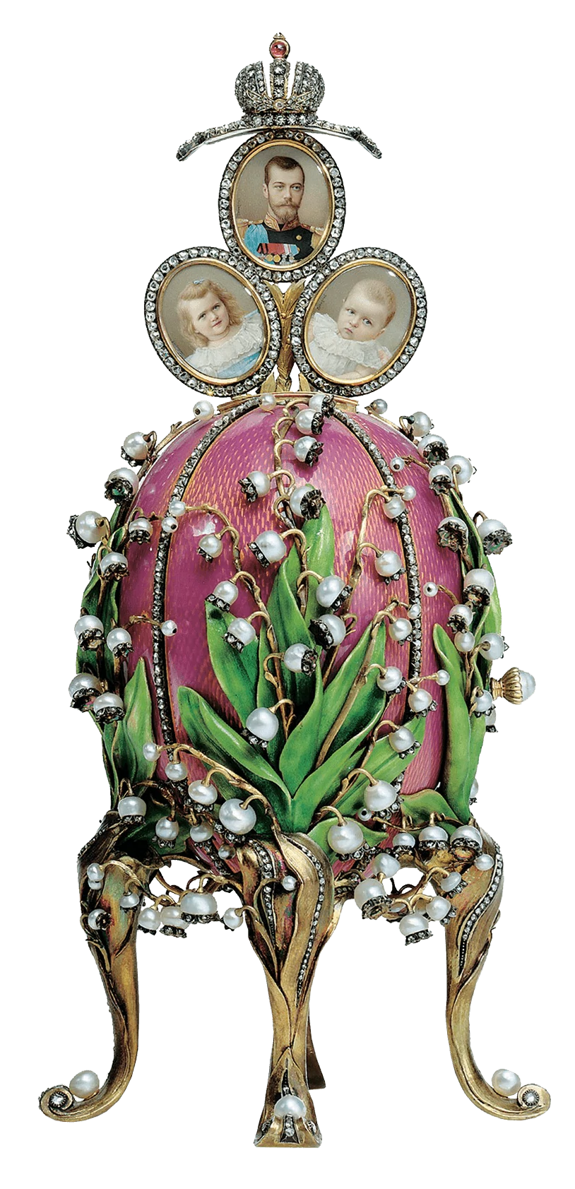 Lilies of the Valley Egg, Peter Carl Fabergé