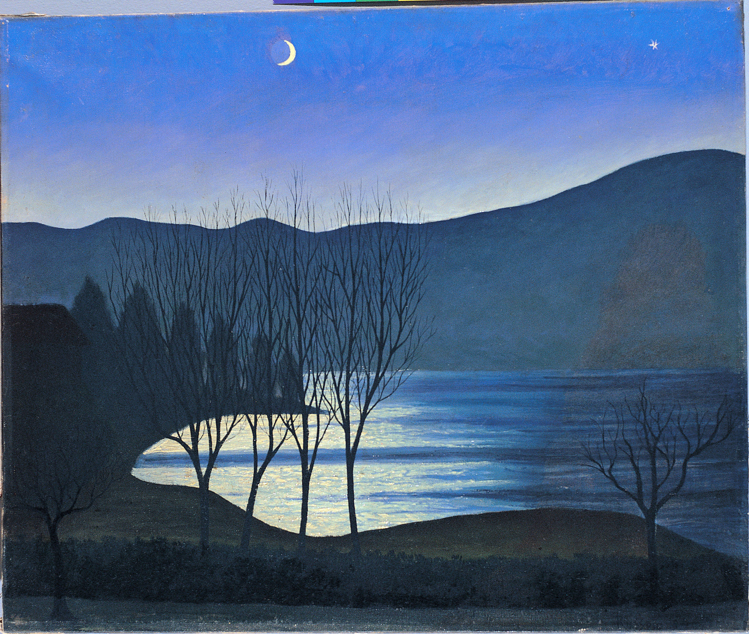 Romantic Landscape, zoomed in