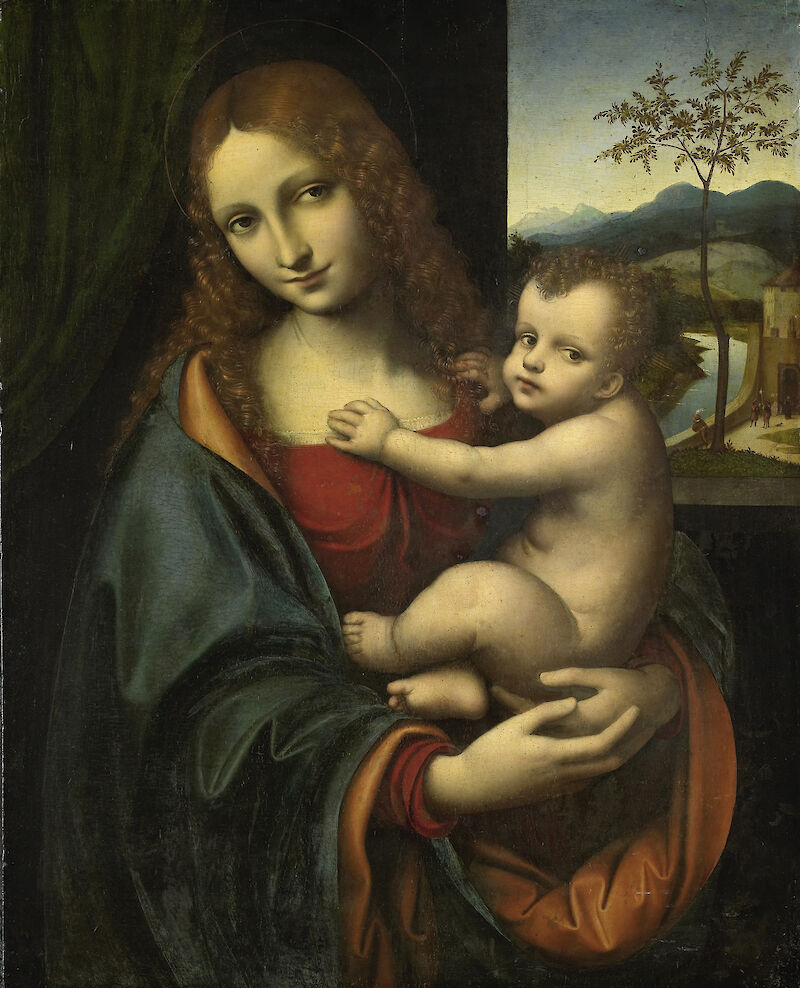 Madonna and Child scale comparison