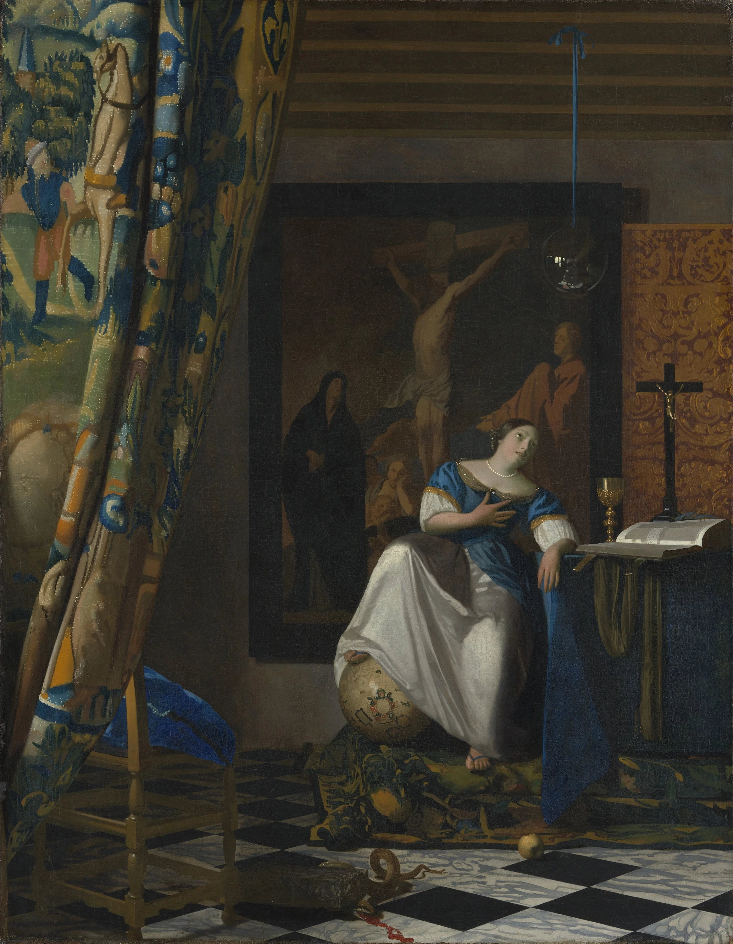 Allegory of the Catholic Faith, Johannes Vermeer