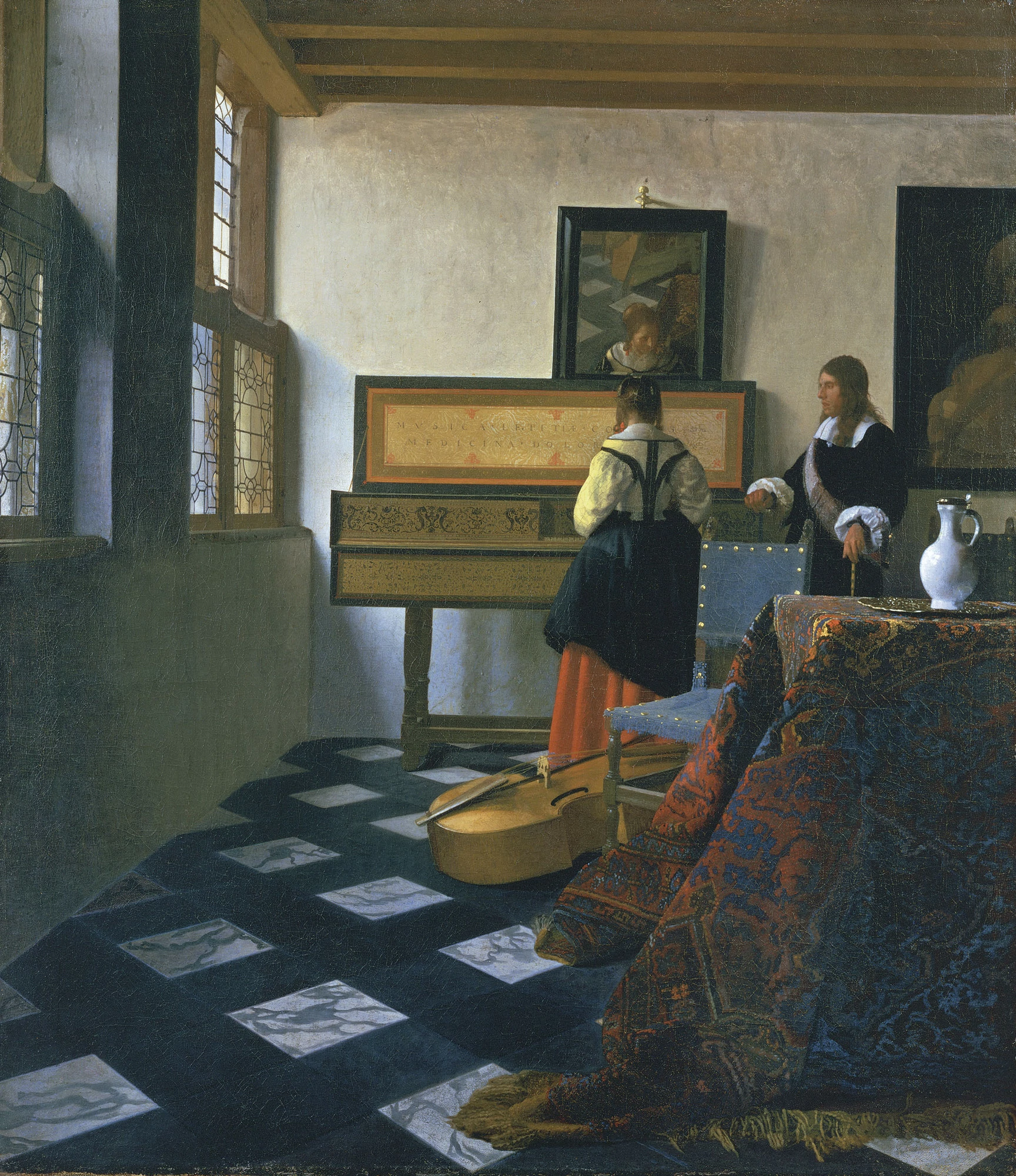 Lady at the Virginals with a Gentleman, Johannes Vermeer