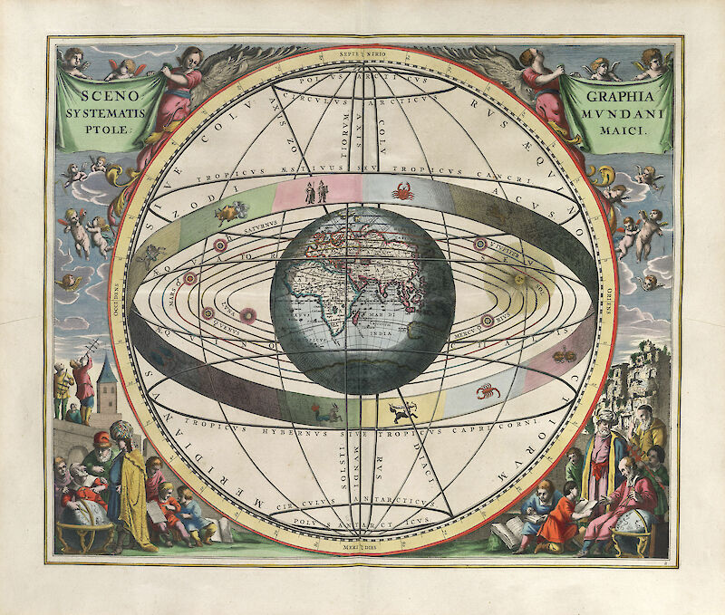 The Ptolemaic Cosmography scale comparison