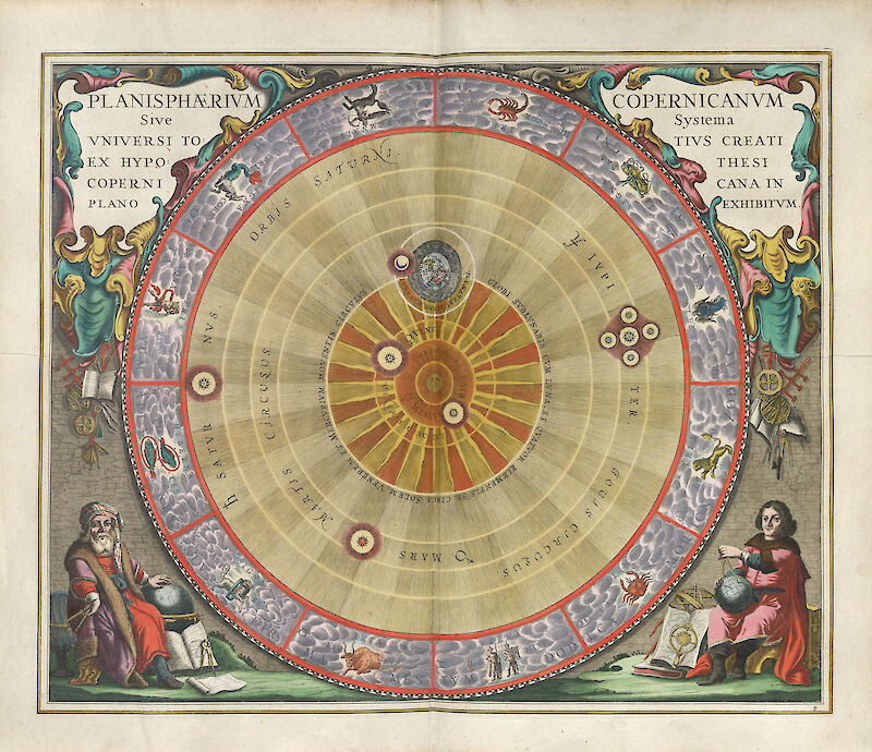 The Copernicus Planisphere scale comparison