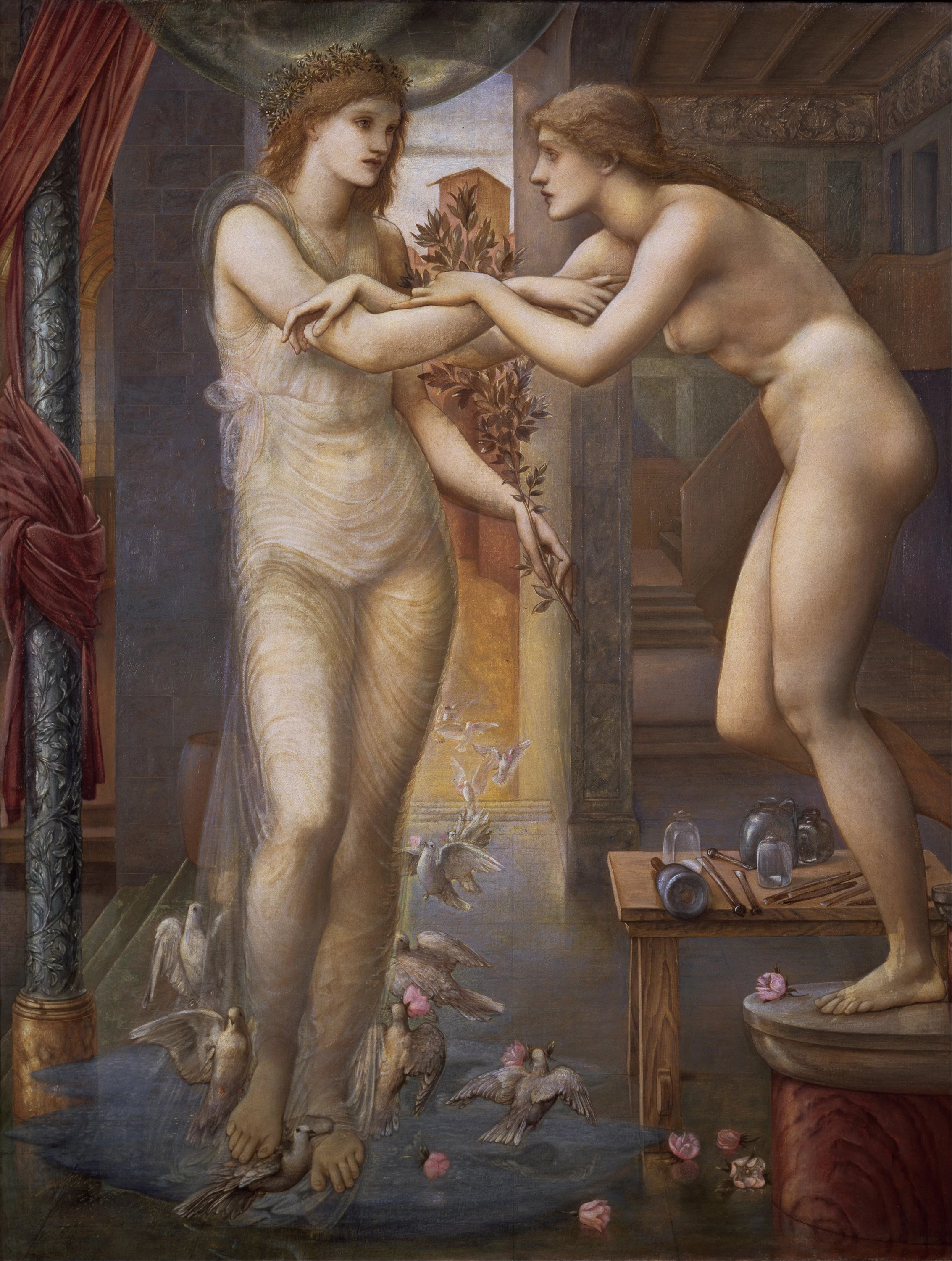 Pygmalion and the Image — The Godhead Fires, Edward Burne-Jones
